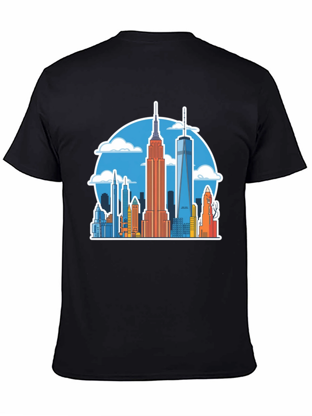 NYC Skyline Graphic Tee - Urban Style