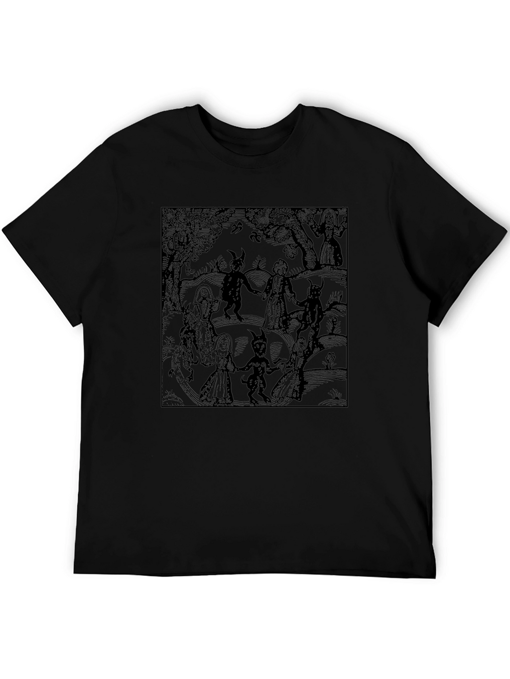 Dark Dance Graphic Tee - Unisex Black T-Shirt