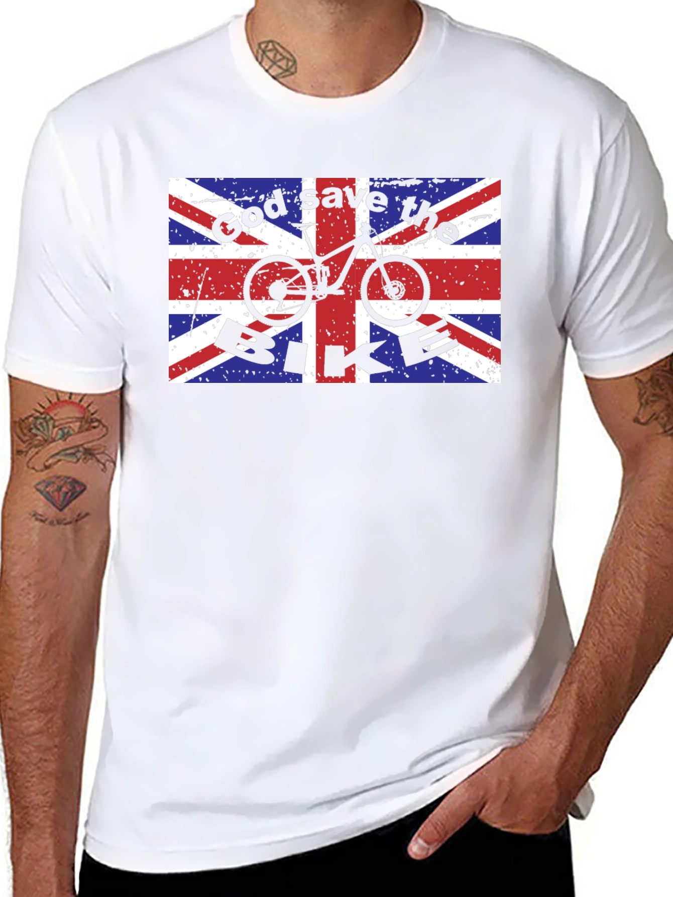 God Save the Bike Union Jack T-Shirt