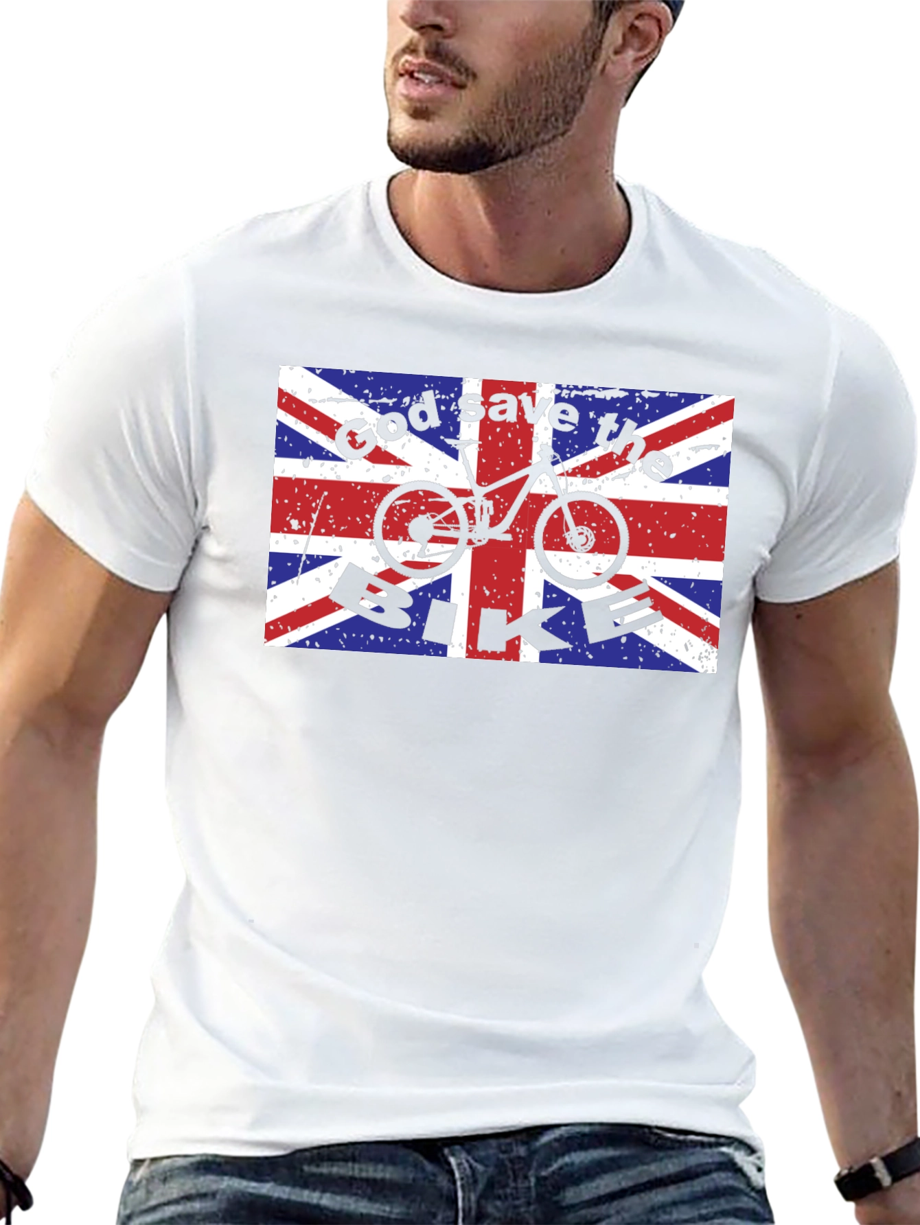 God Save the Bike Union Jack T-Shirt