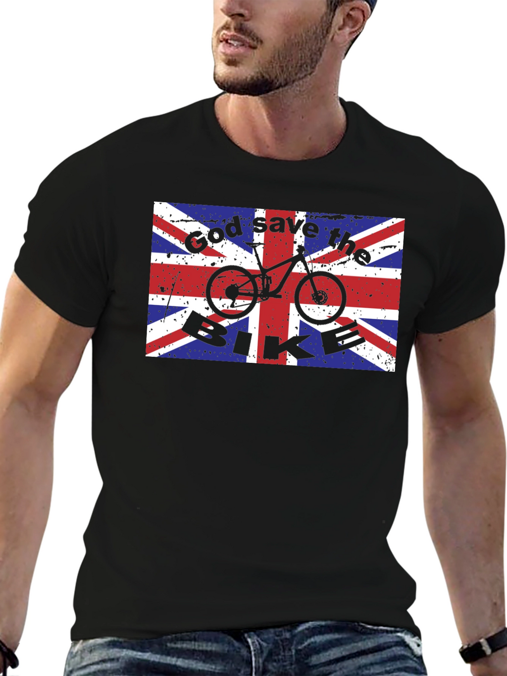 God Save the Bike Union Jack T-Shirt