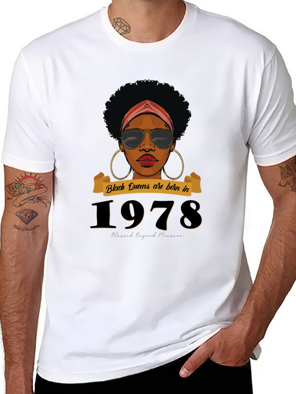 Black Queens Born in 1978 T-Shirt