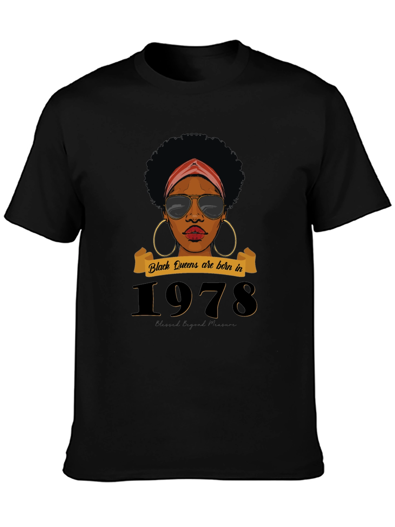 Black Queens Born in 1978 T-Shirt