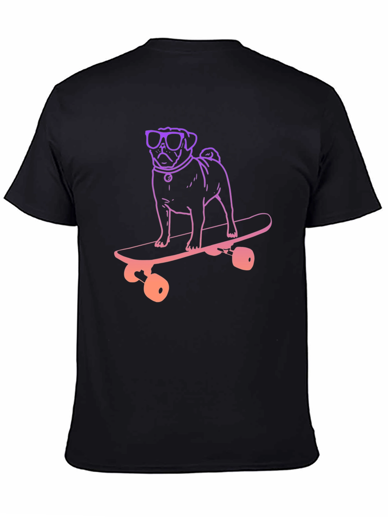 Pug Skateboard T-Shirt