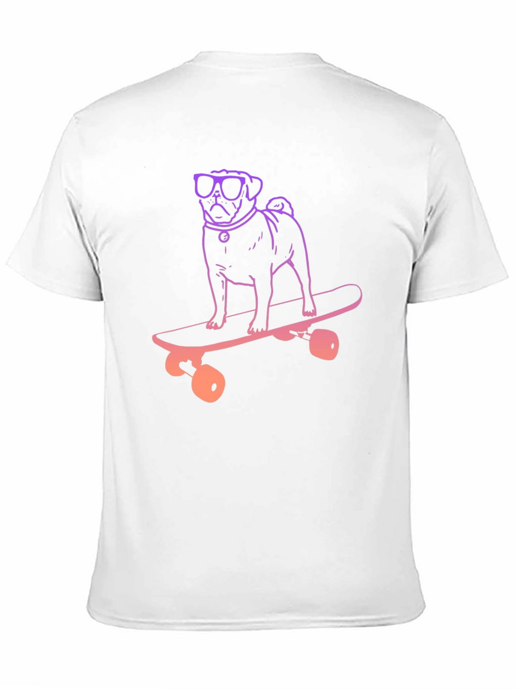 Pug Skateboard T-Shirt