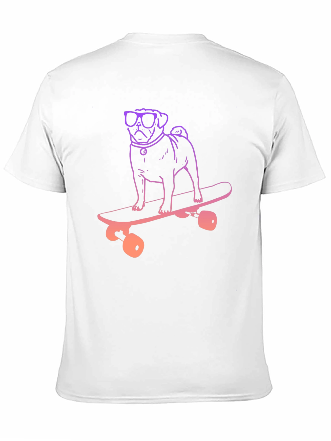 Pug Skateboard T-Shirt