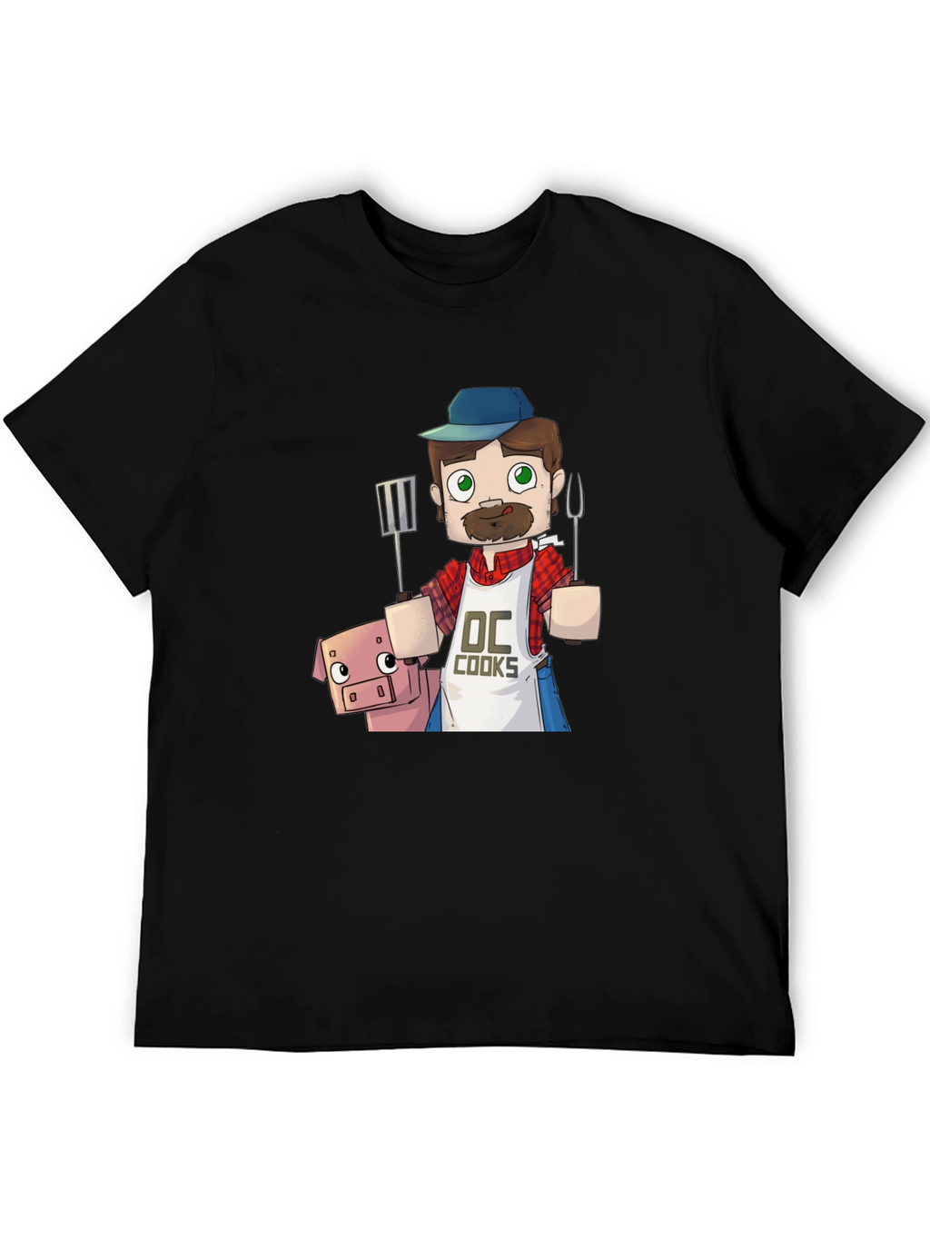 BBQ Chef and Pig Graphic Tee