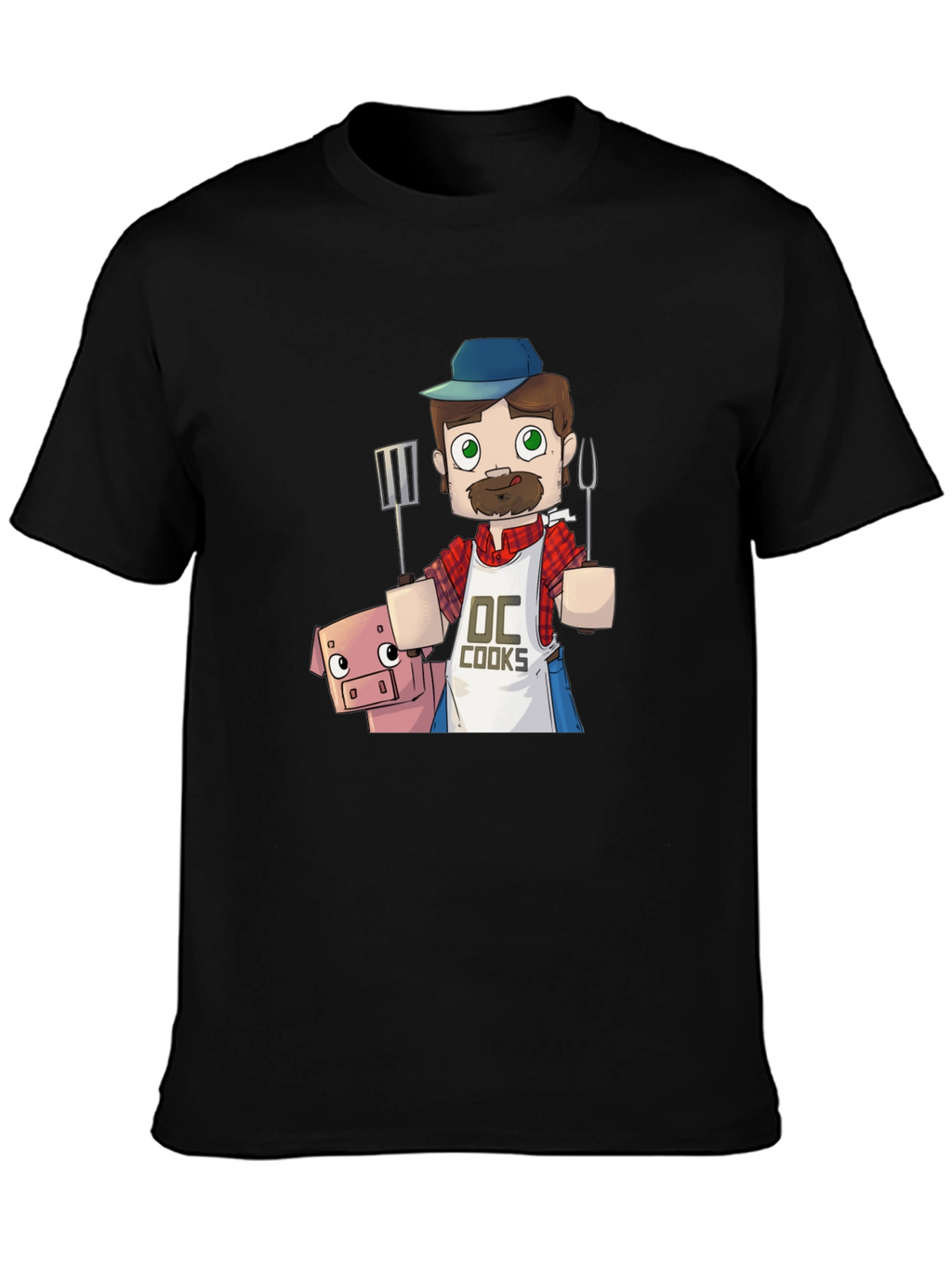 BBQ Chef and Pig Graphic Tee