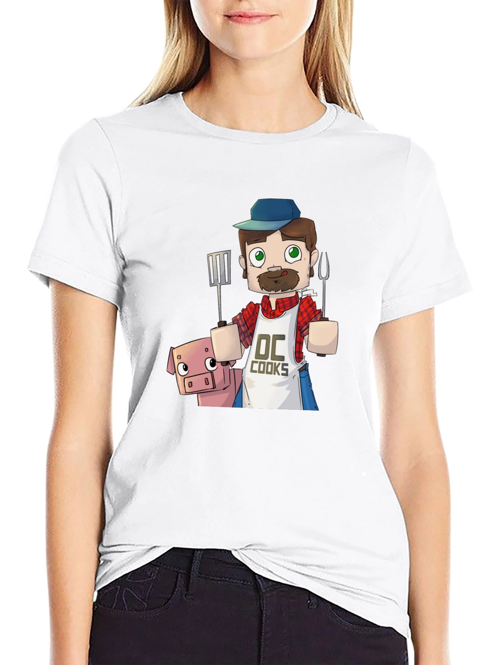 BBQ Chef and Pig Graphic Tee