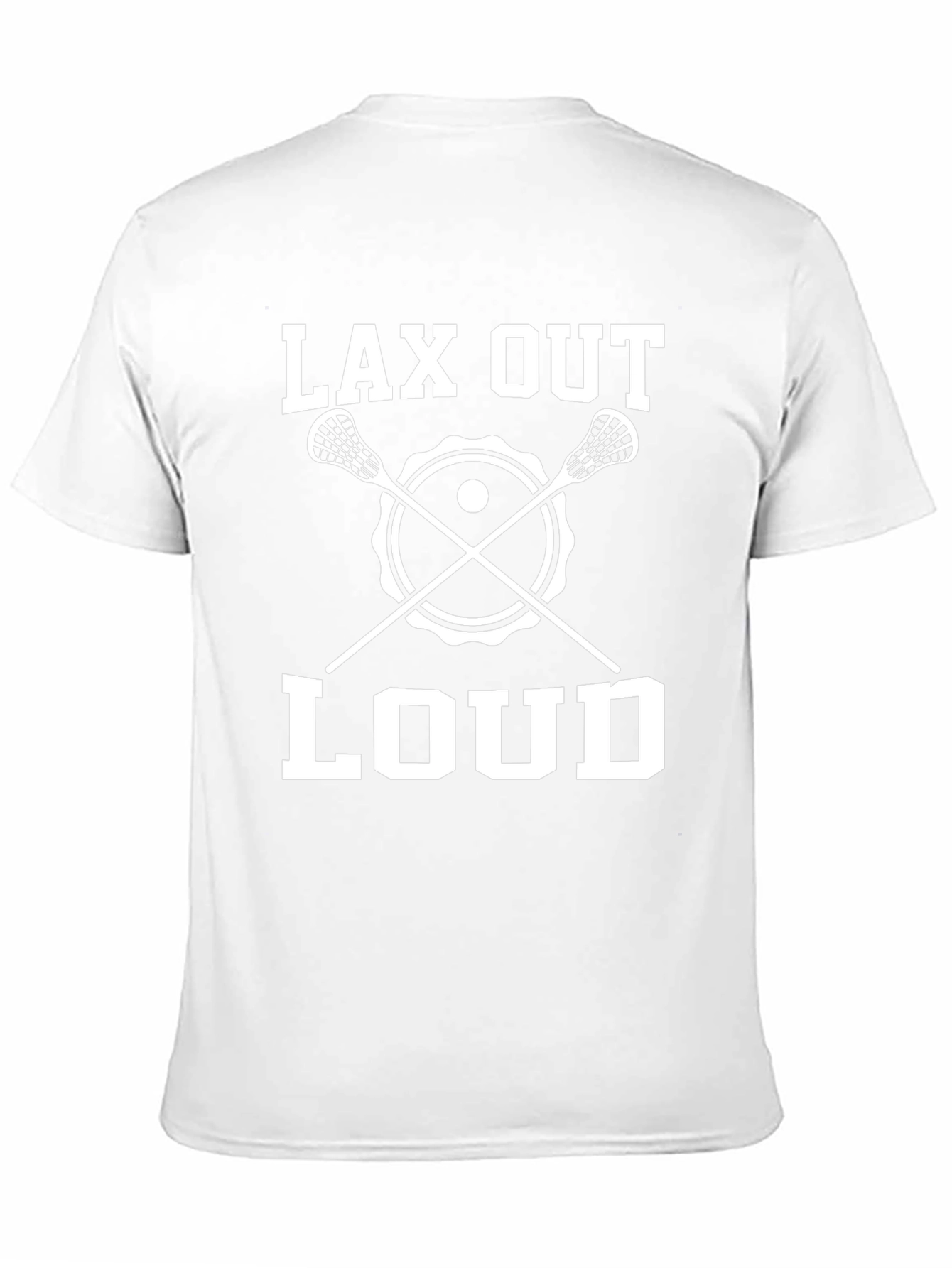 Lax Out Loud Black T-Shirt - Lacrosse Graphic Tee