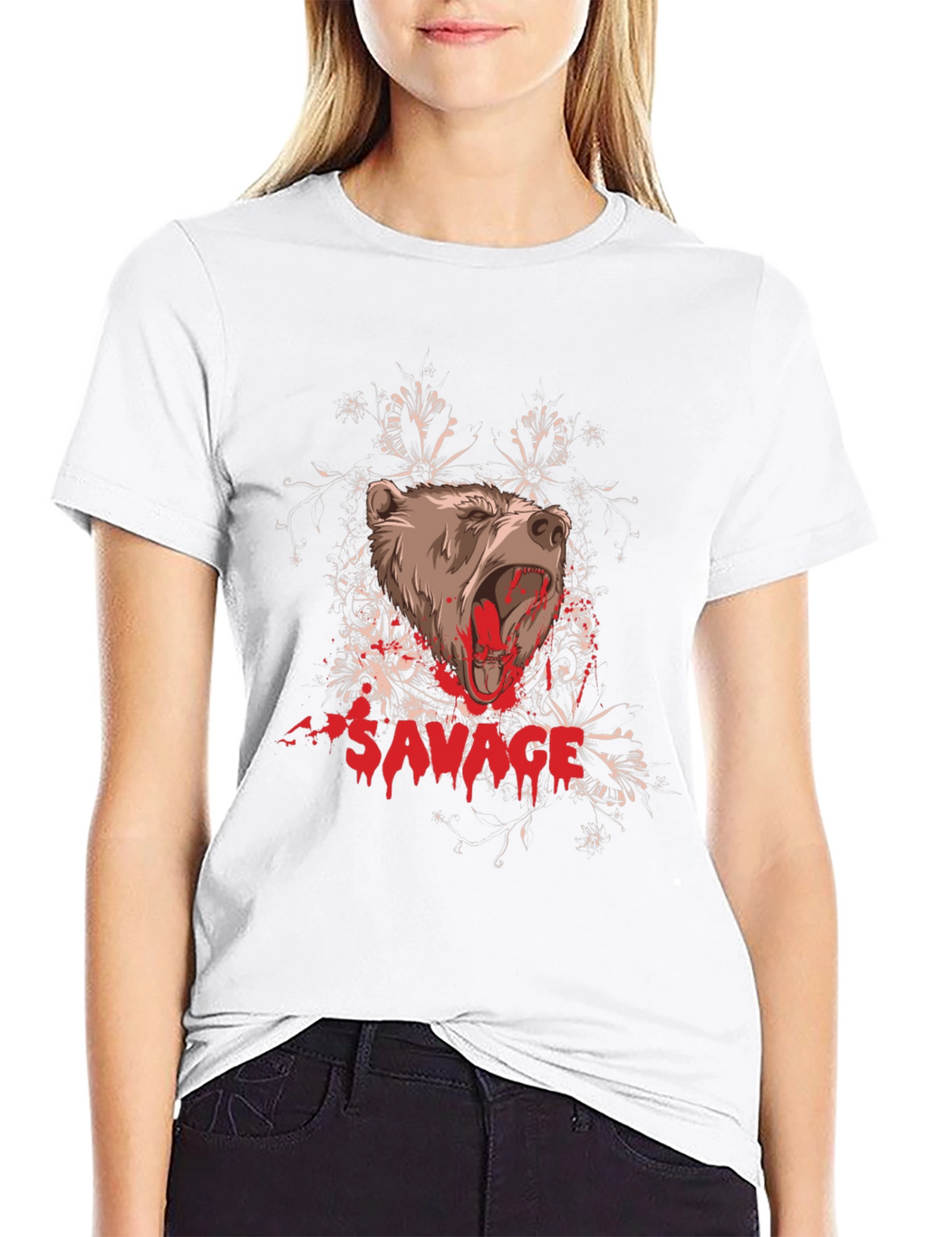 Savage Bear Graphic T-Shirt