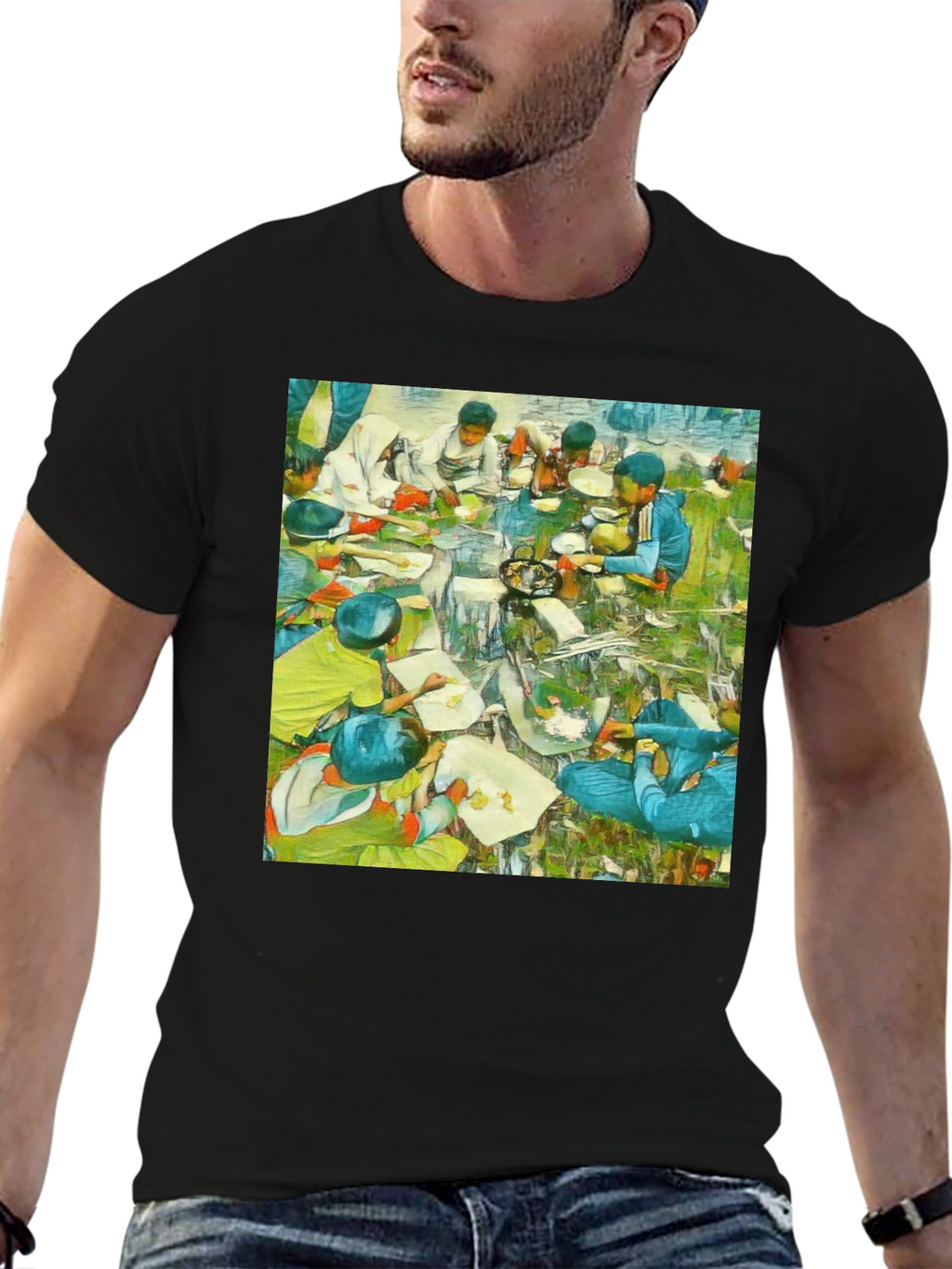 Artistic Feast T-Shirt: Unique Graphic Tee