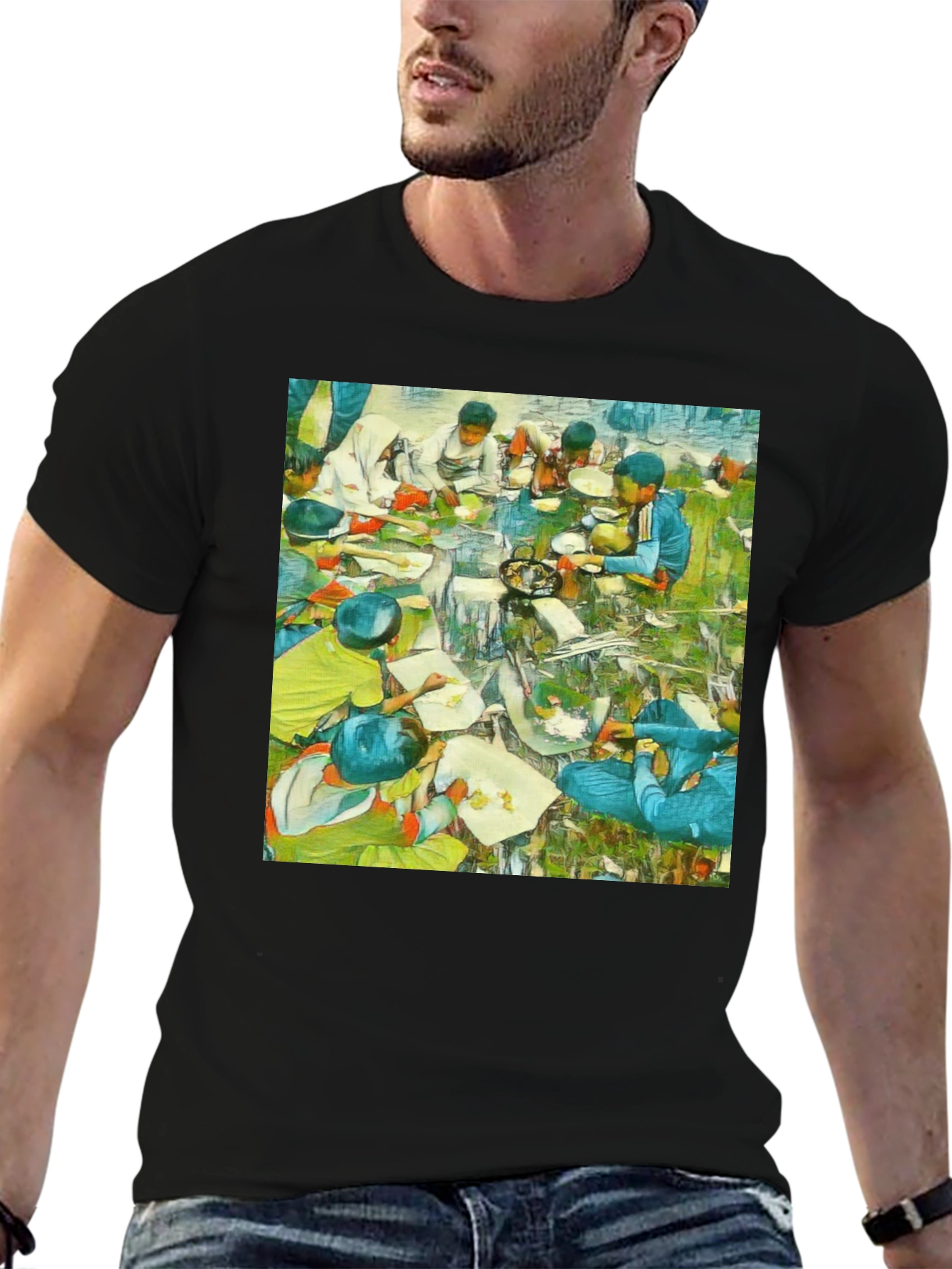 Artistic Feast T-Shirt: Unique Graphic Tee