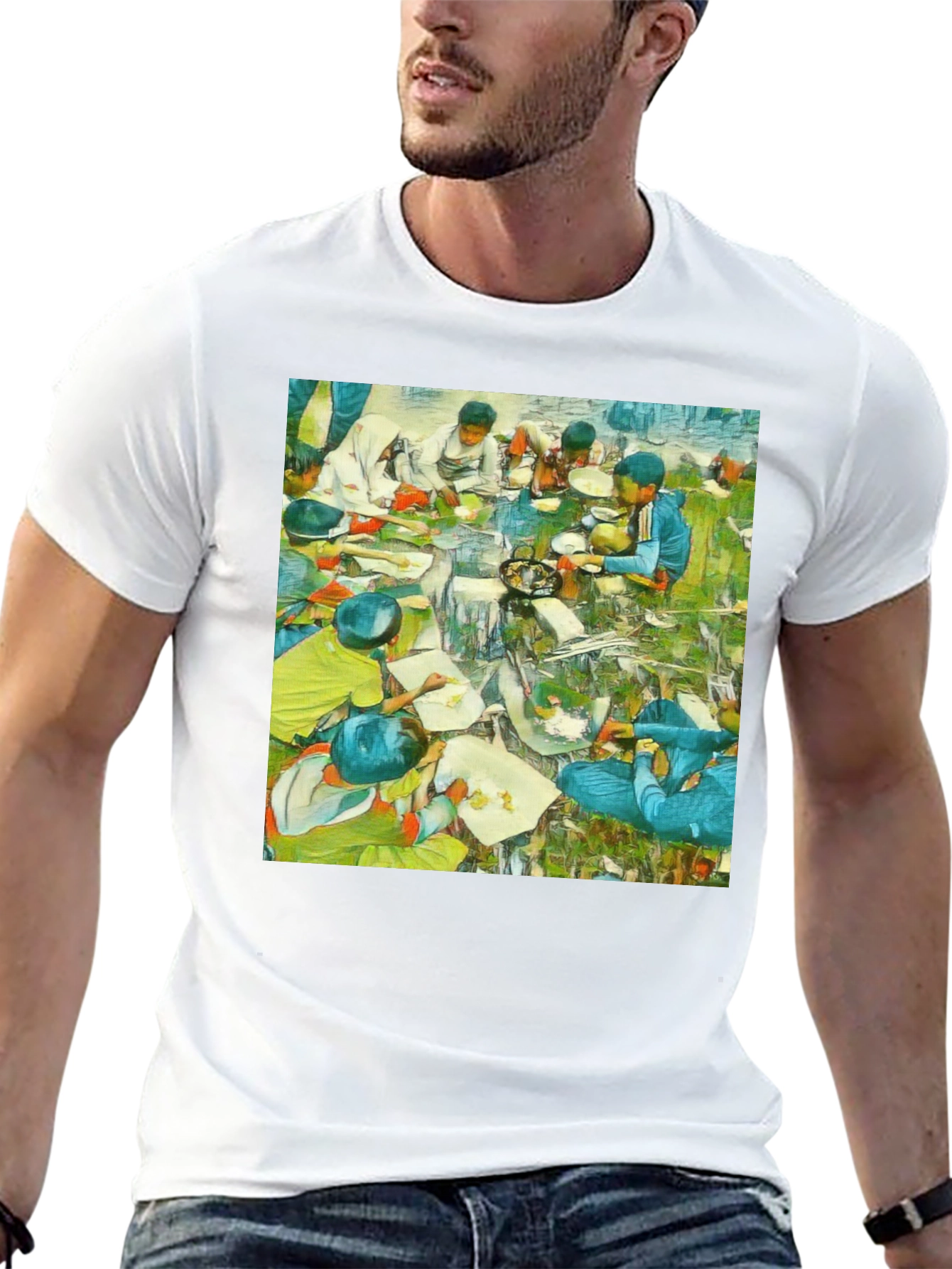 Artistic Feast T-Shirt: Unique Graphic Tee