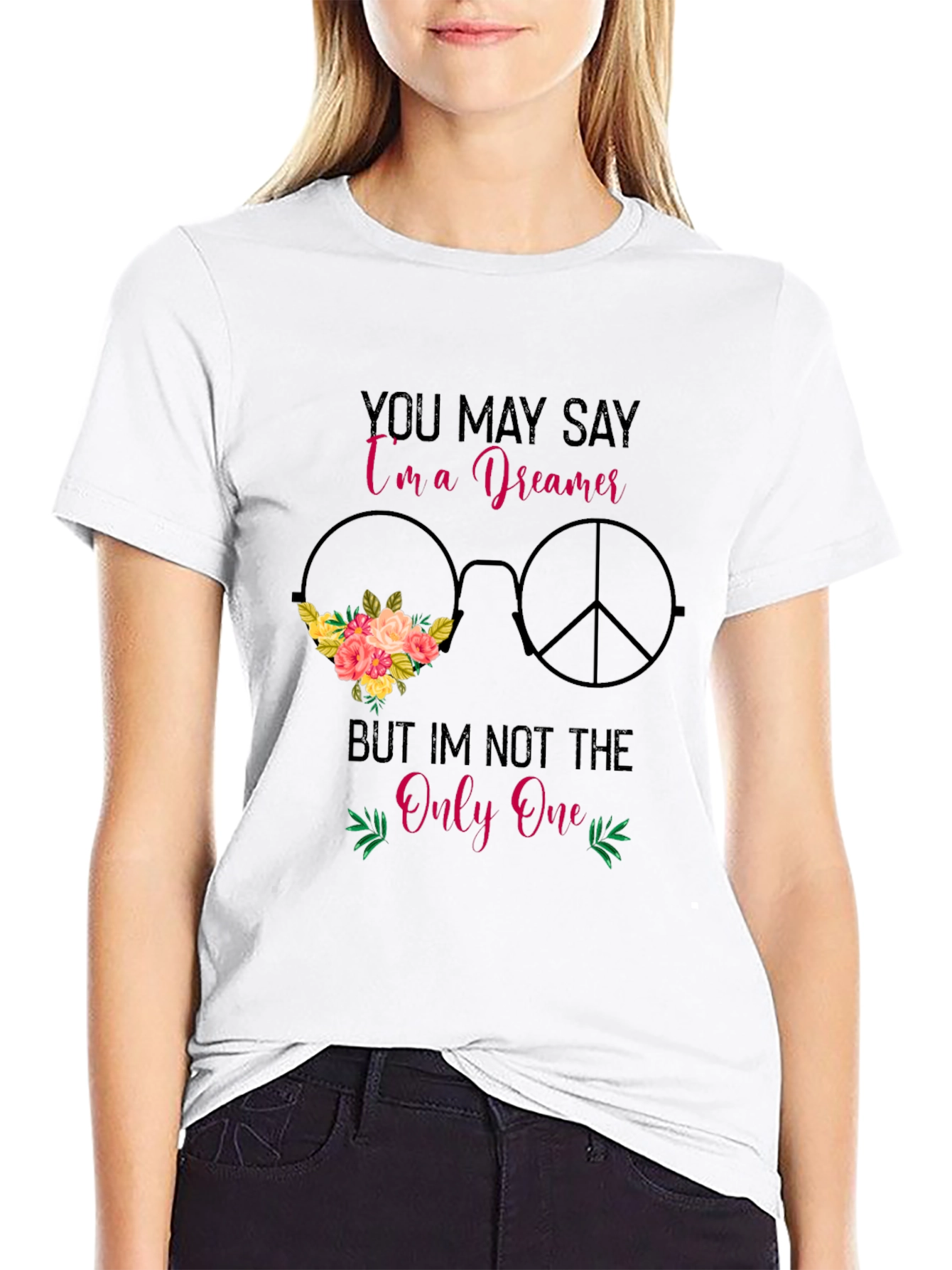 Dreamer T-Shirt with Peace Sign