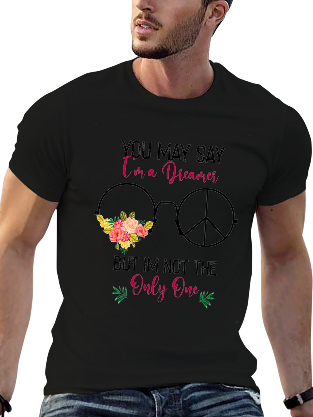 Dreamer T-Shirt with Peace Sign