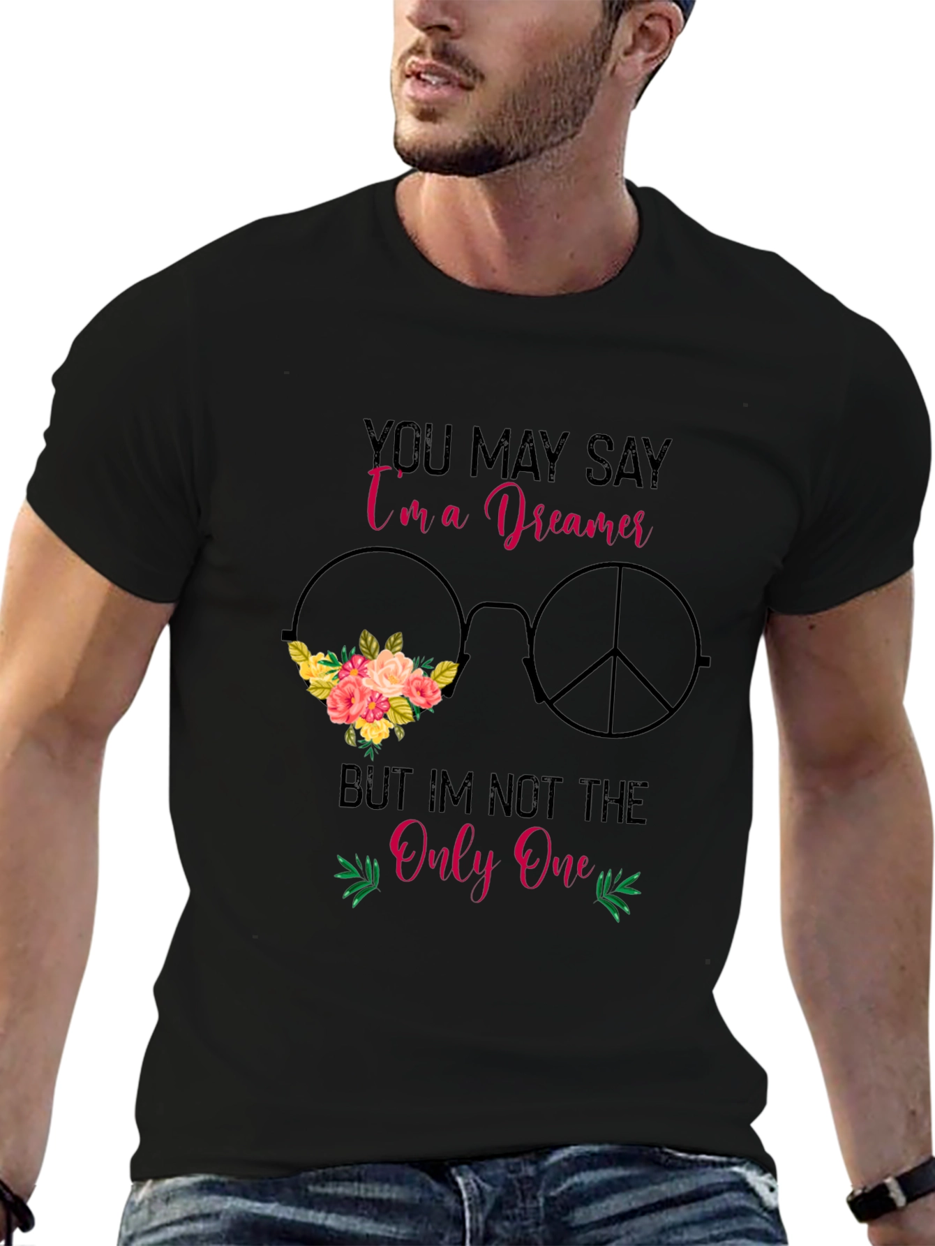 Dreamer T-Shirt with Peace Sign