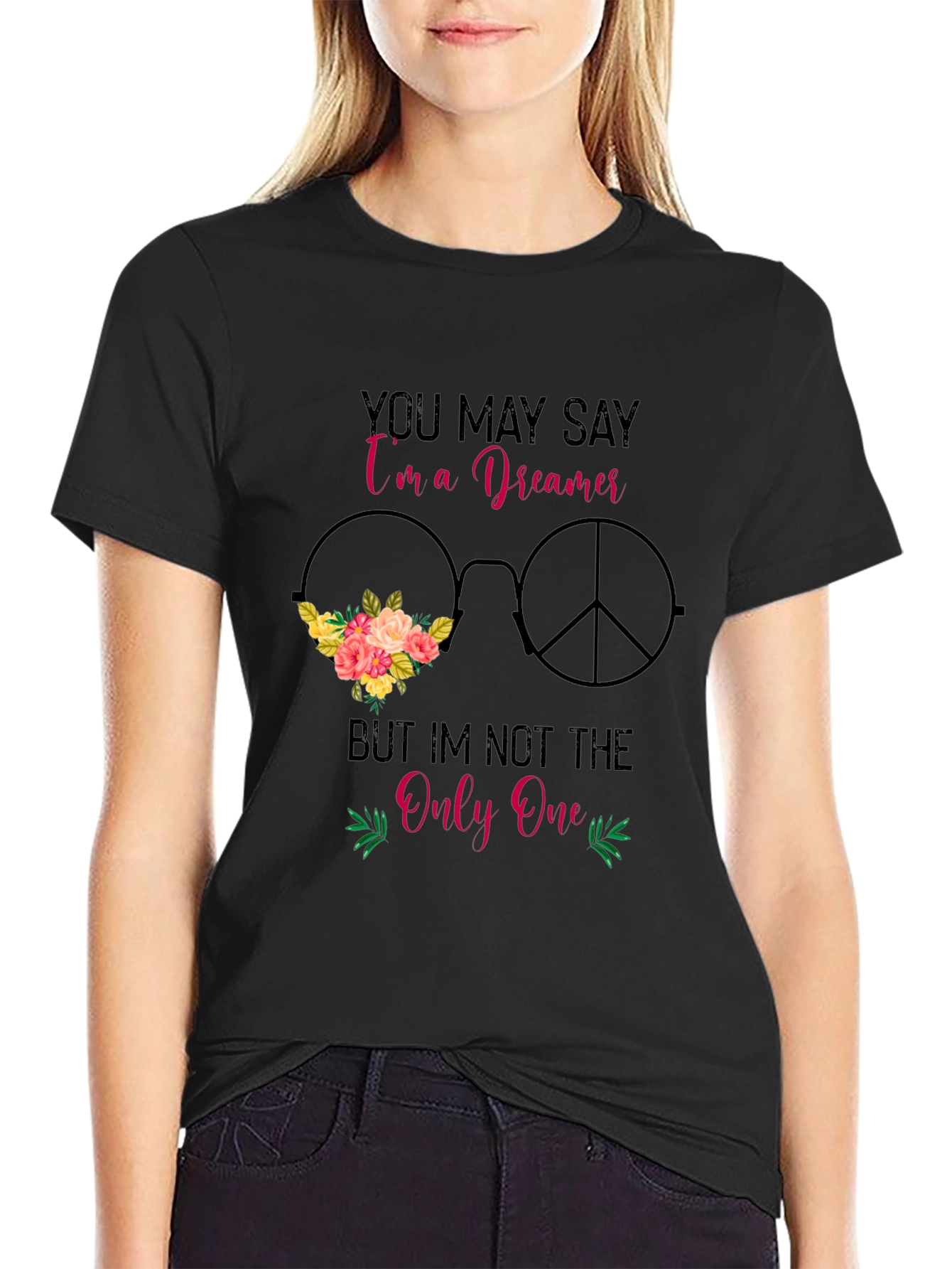 Dreamer T-Shirt with Peace Sign