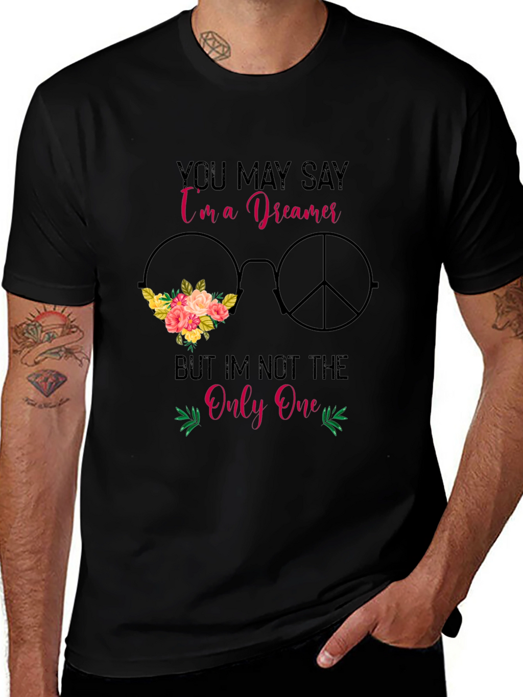 Dreamer T-Shirt with Peace Sign