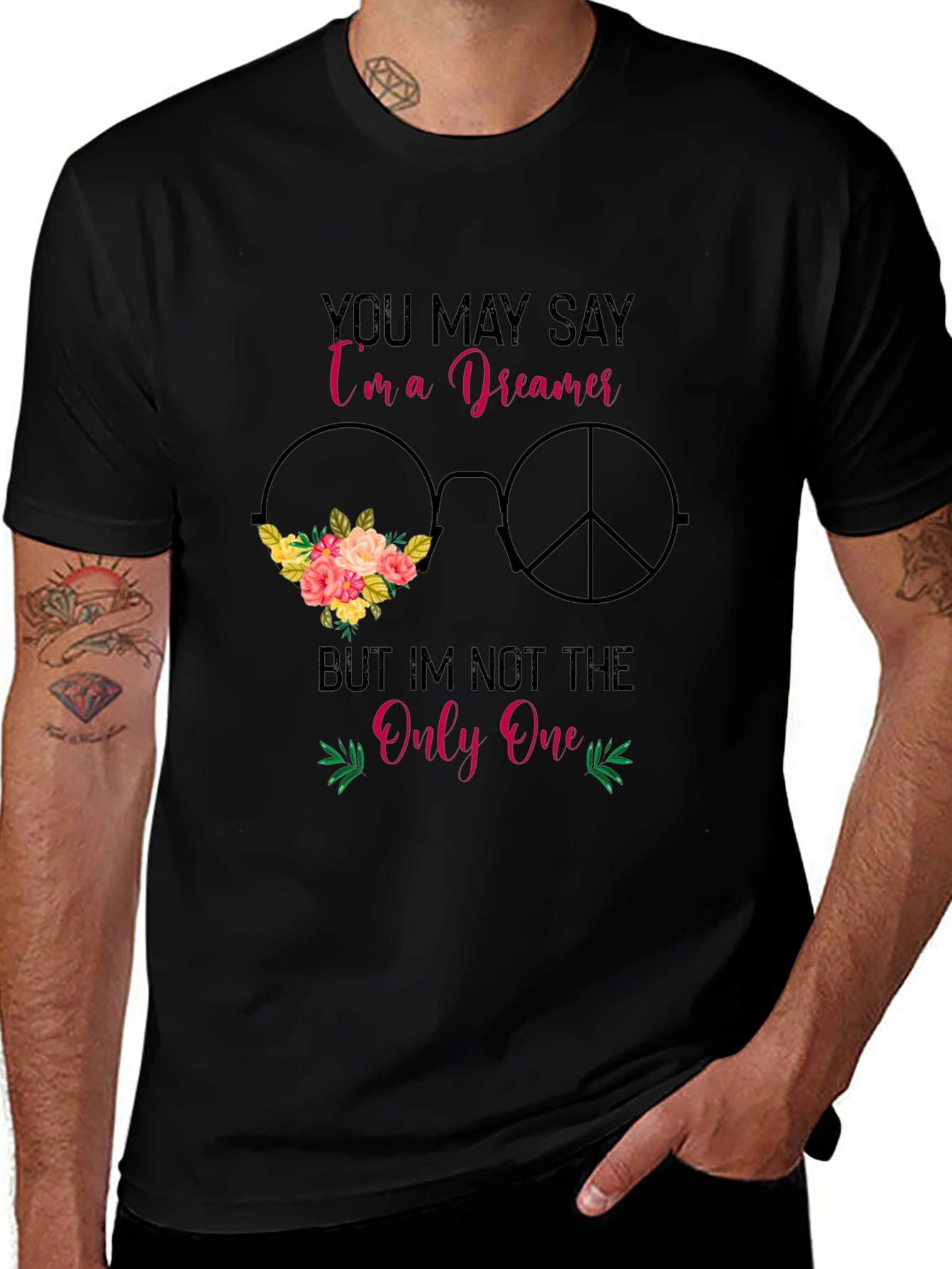 Dreamer T-Shirt with Peace Sign