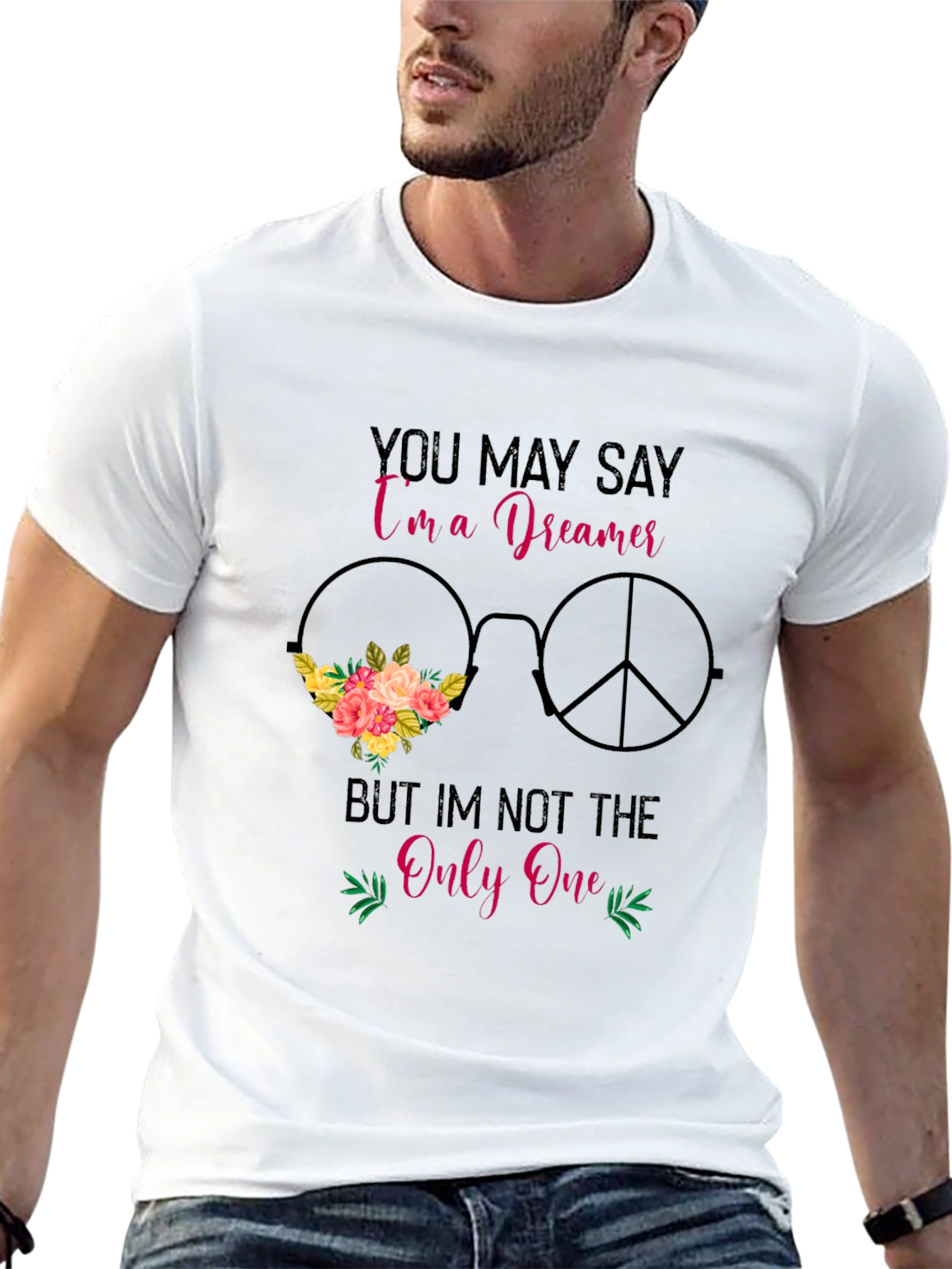 Dreamer T-Shirt with Peace Sign