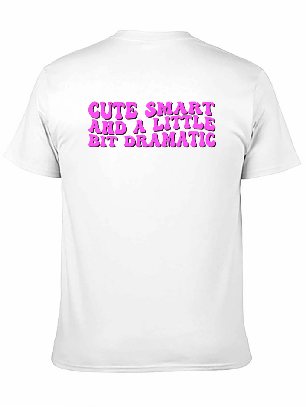 Cute Smart Dramatic T-Shirt - Black