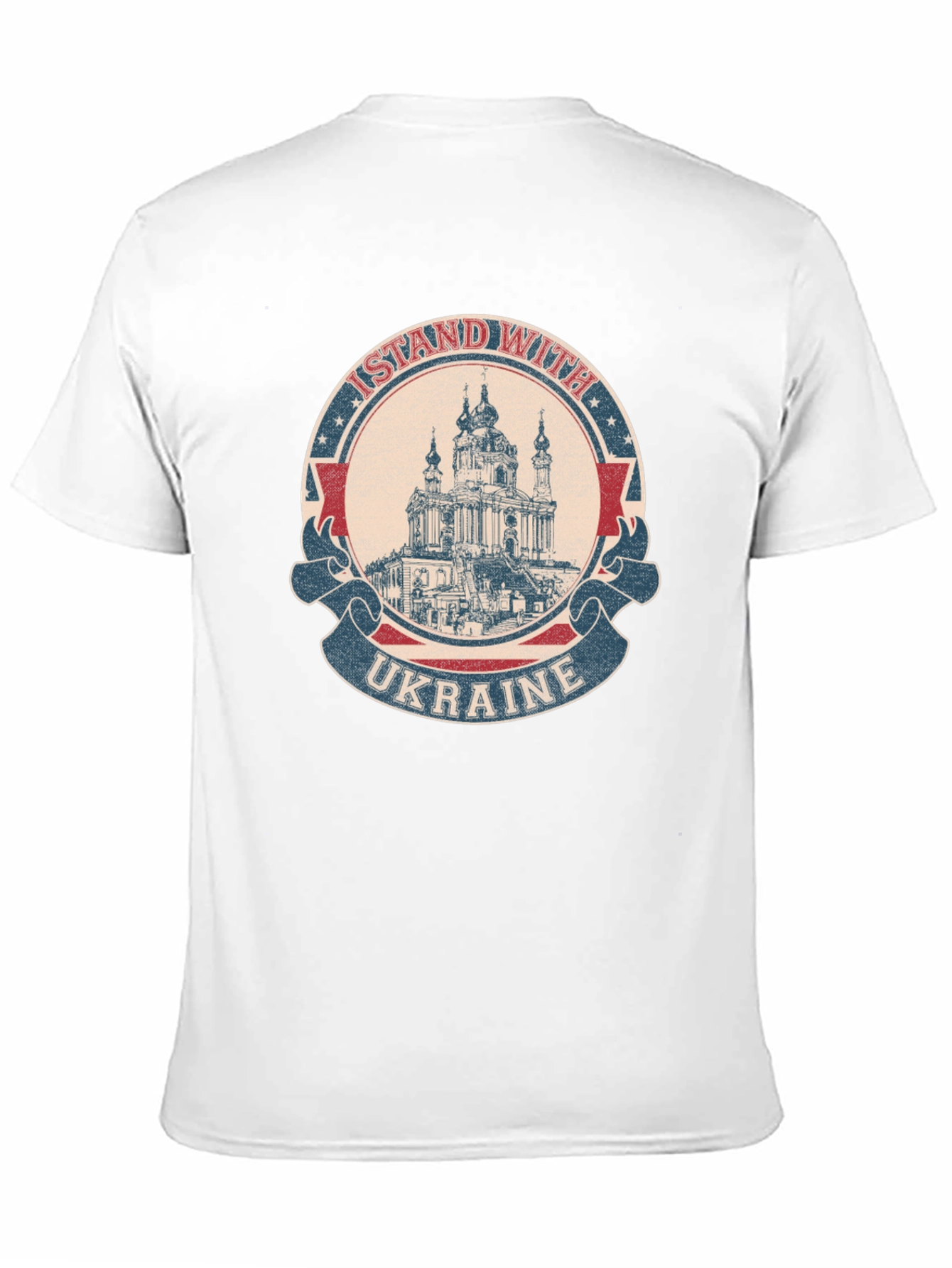 I Stand With Ukraine T-Shirt Black