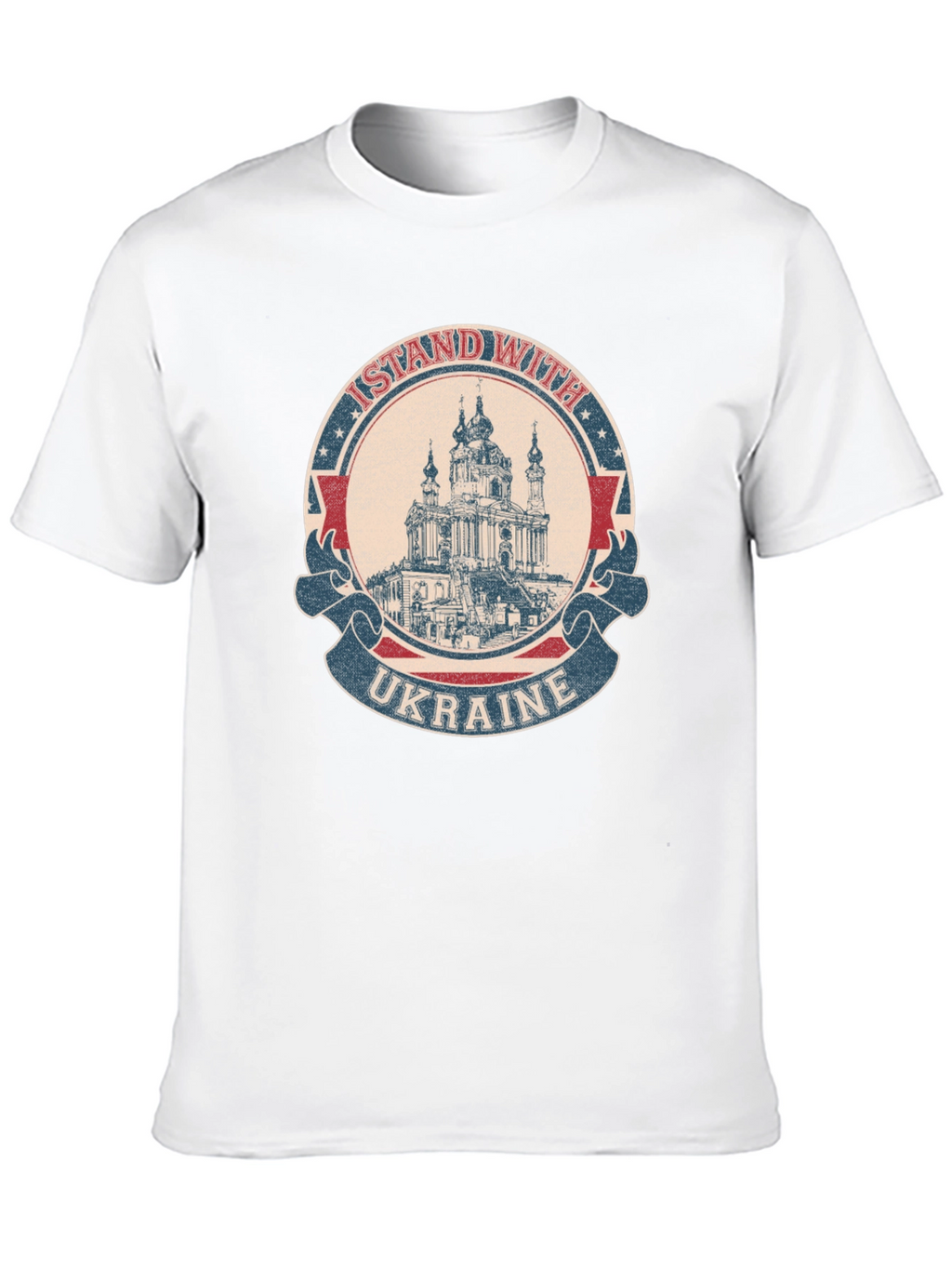 I Stand With Ukraine T-Shirt Black