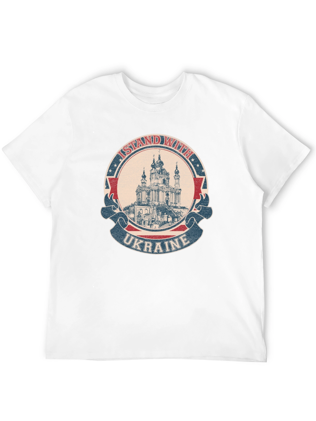I Stand With Ukraine T-Shirt Black