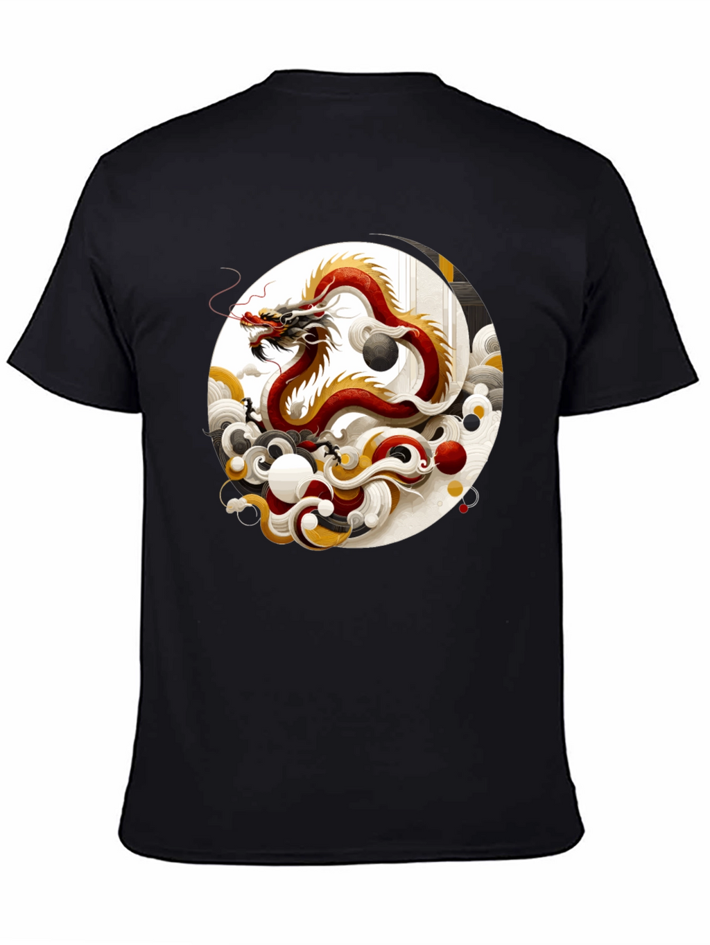 Yin Yang Dragon Graphic Tee