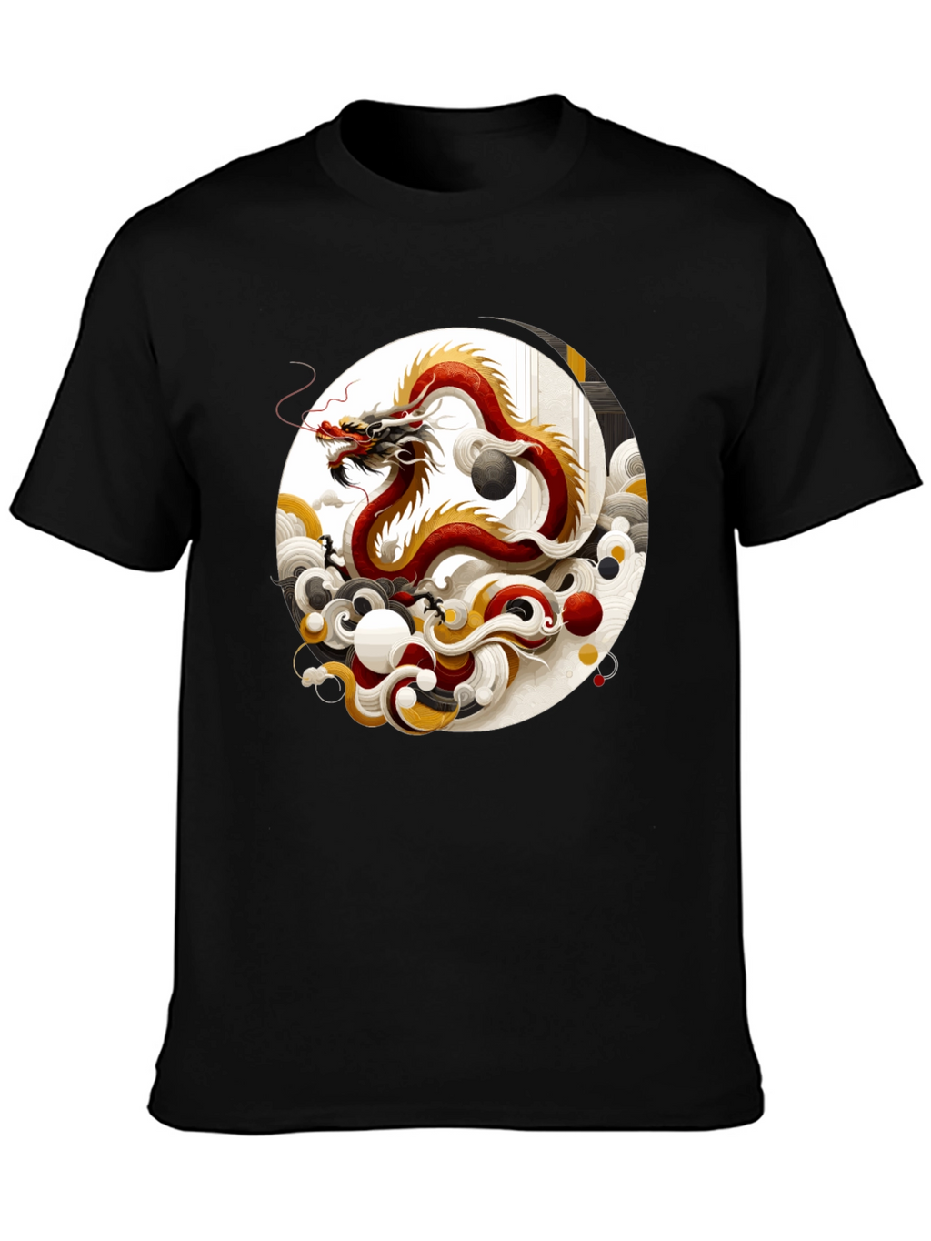 Yin Yang Dragon Graphic Tee