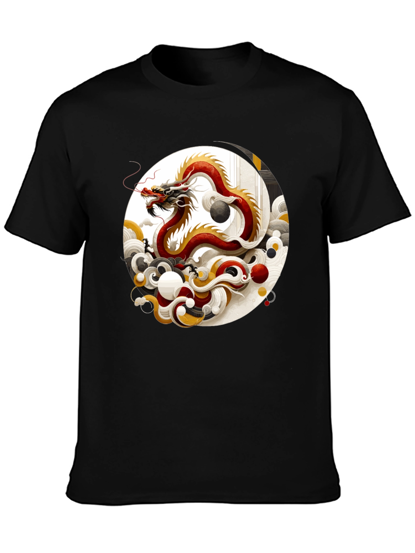 Yin Yang Dragon Graphic Tee