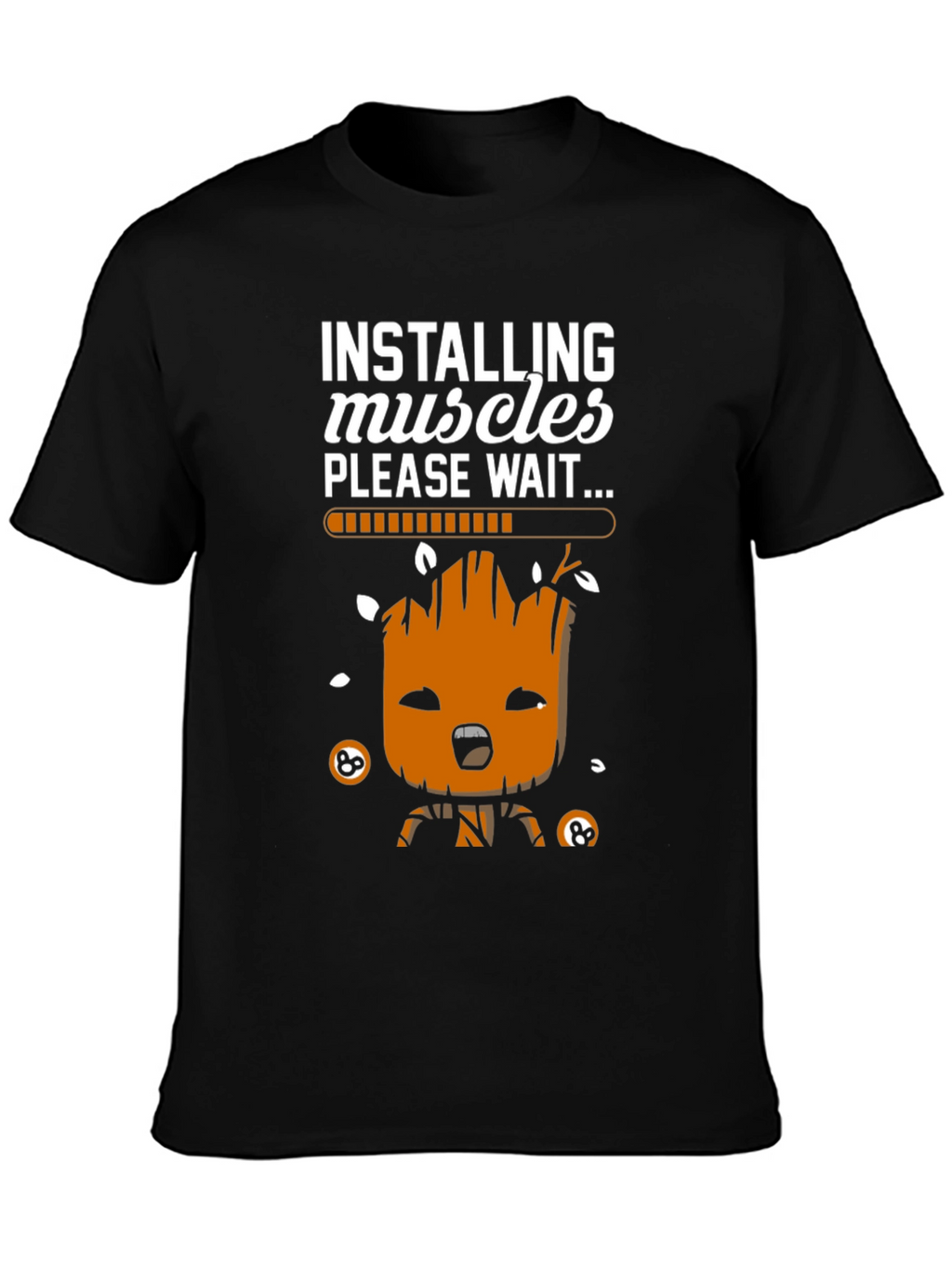 Installing Muscles Groot T-Shirt - Funny Workout Tee