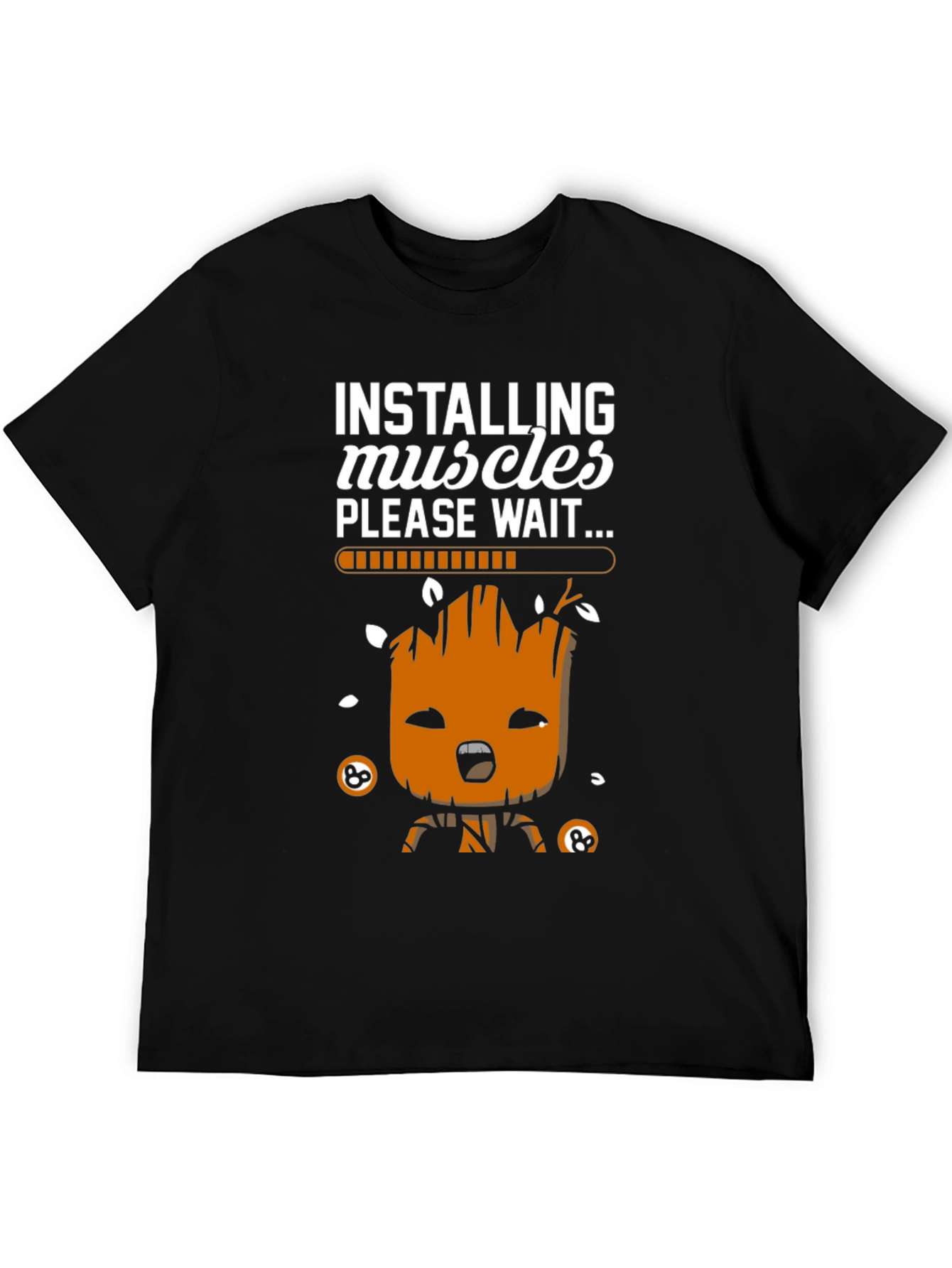 Installing Muscles Groot T-Shirt - Funny Workout Tee