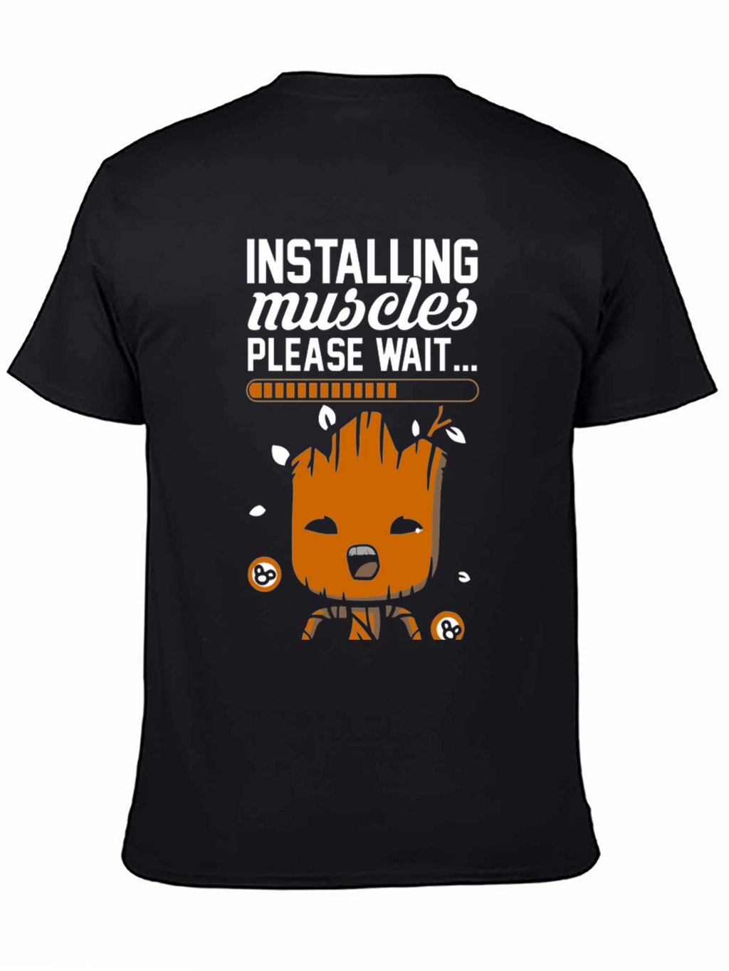 Installing Muscles Groot T-Shirt - Funny Workout Tee