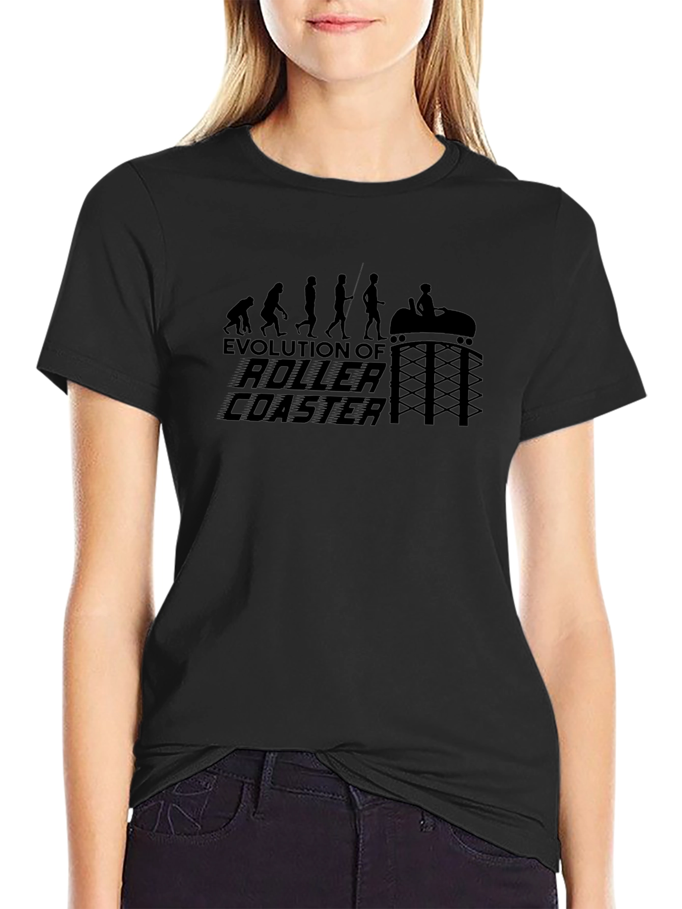 Evolution of Roller Coaster T-Shirt
