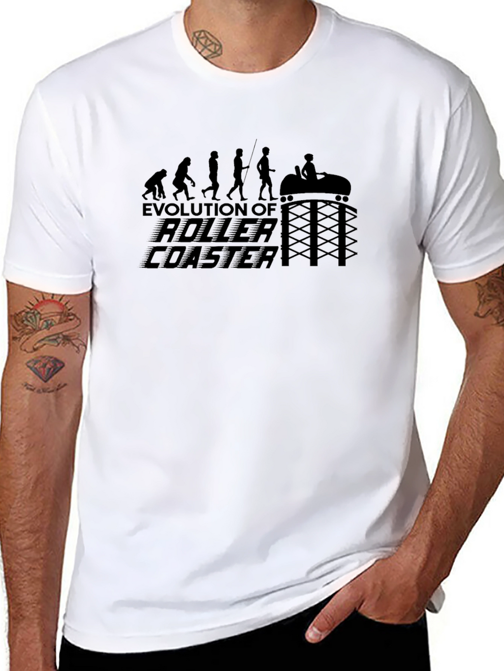 Evolution of Roller Coaster T-Shirt
