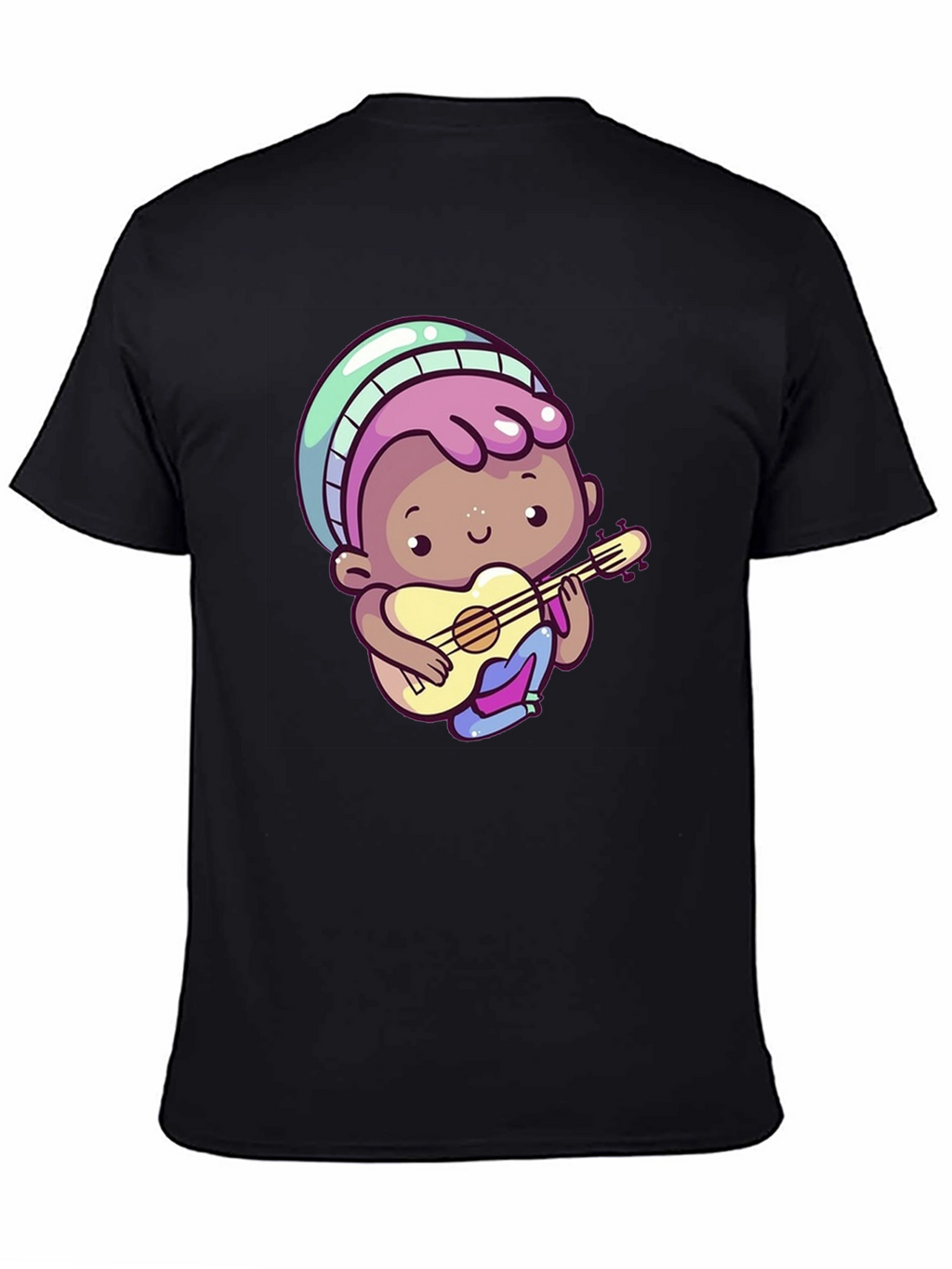 Cartoon Guitar Player T-Shirt