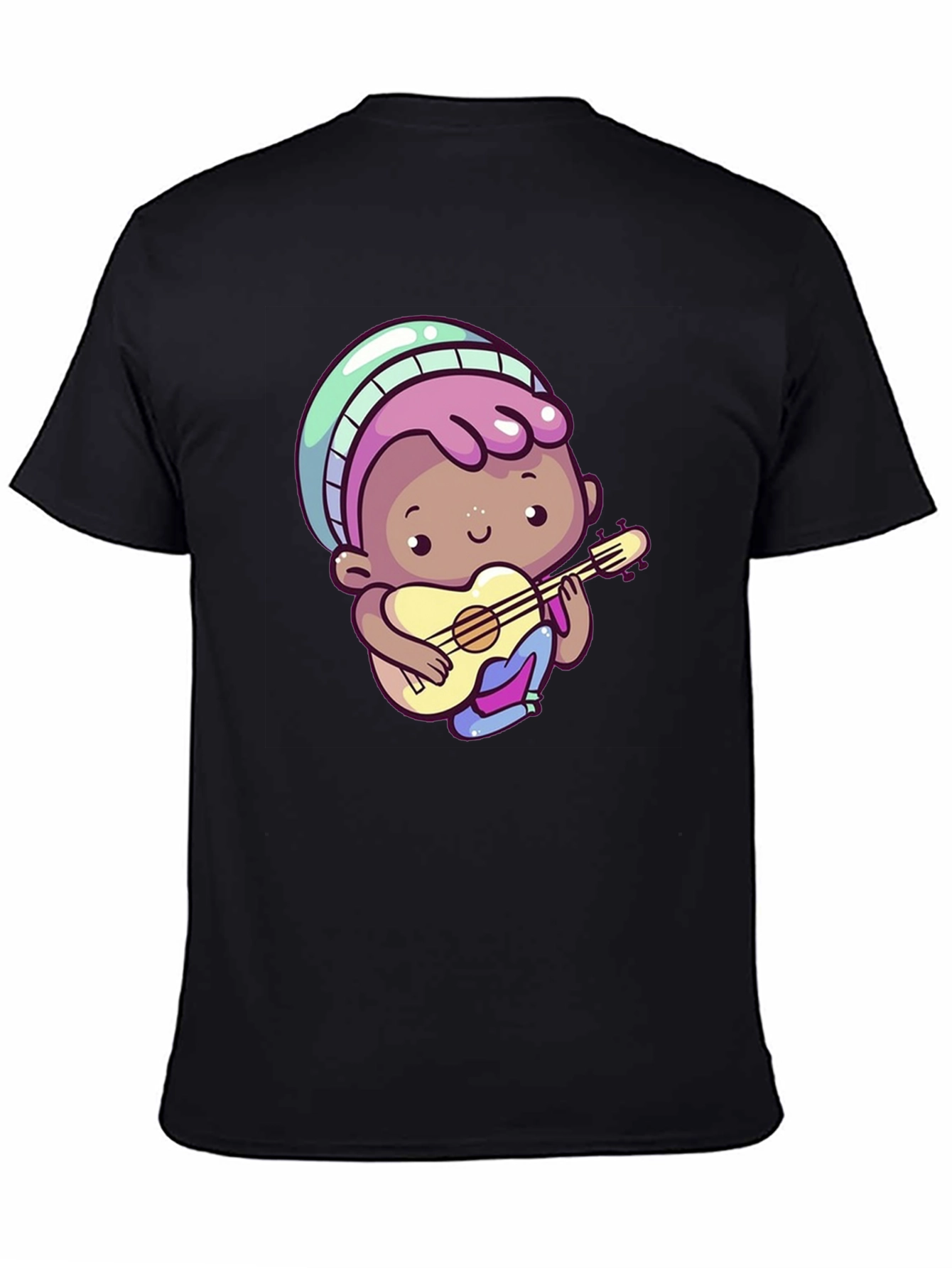 Cartoon Guitar Player T-Shirt