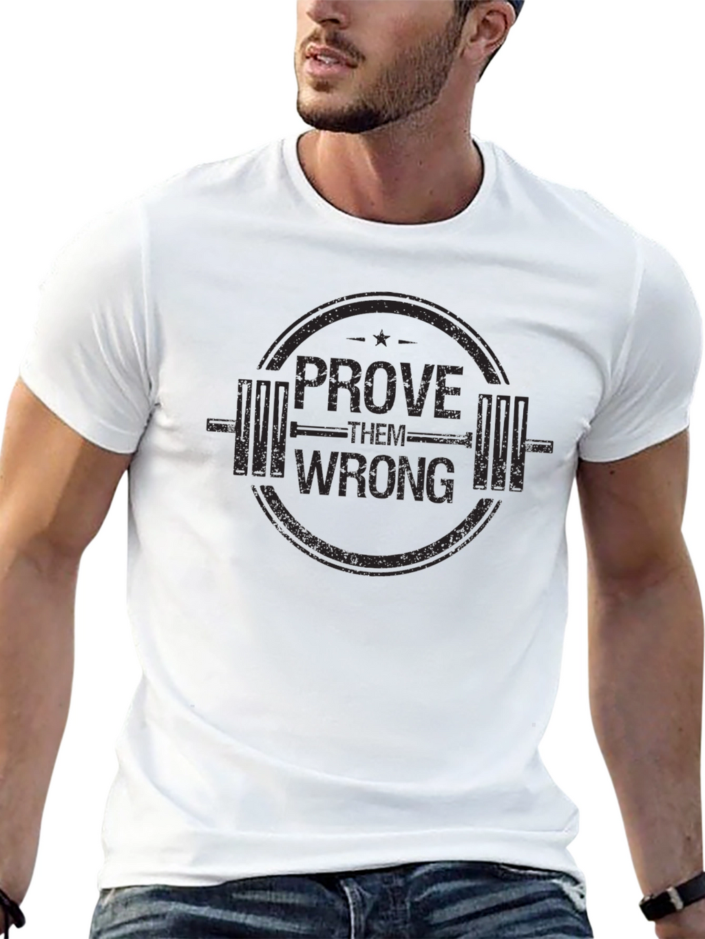 Prove Them Wrong Black Graphic T-Shirt