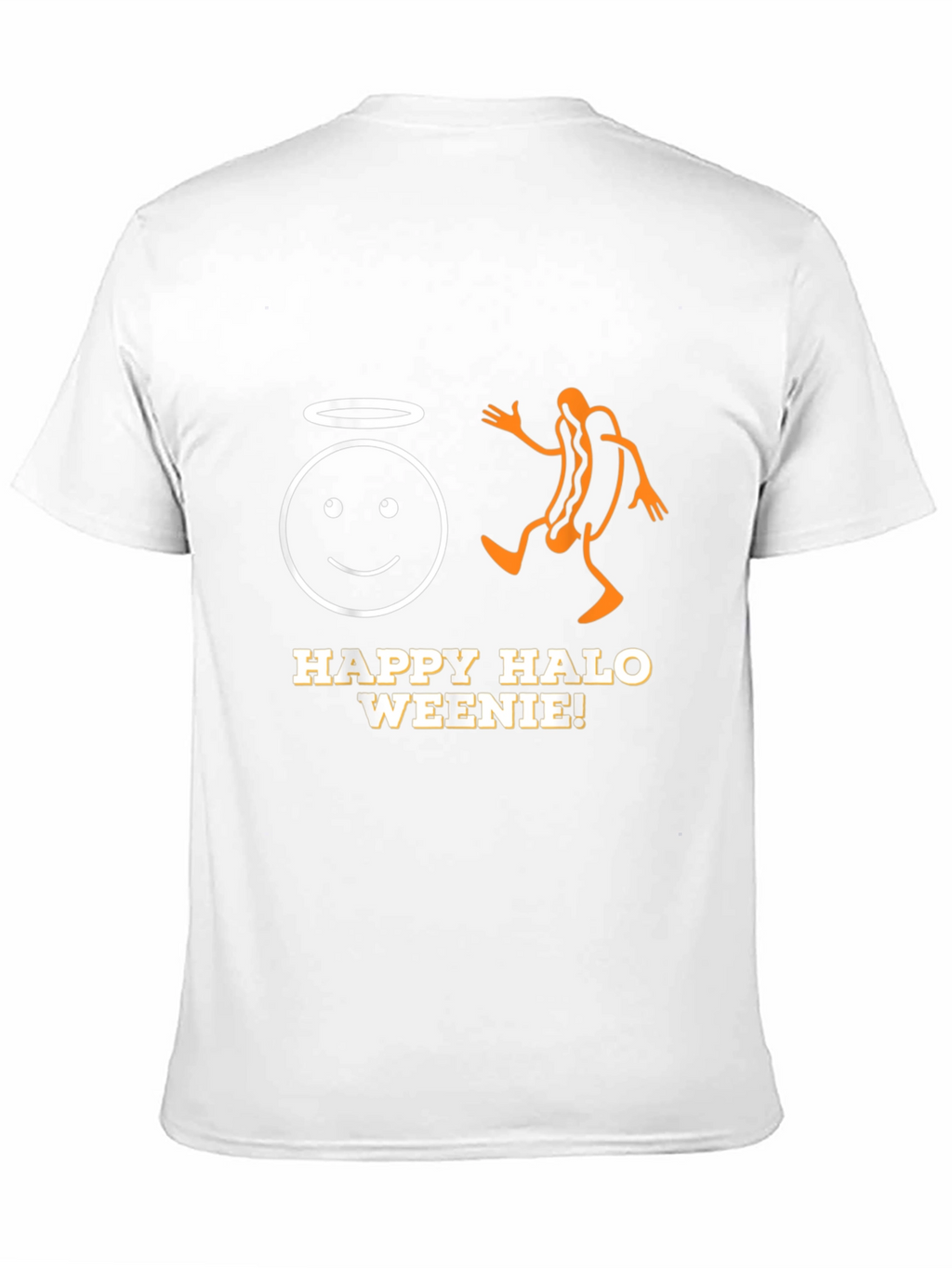 Happy Halo Weenie T-Shirt - Funny Graphic Tee
