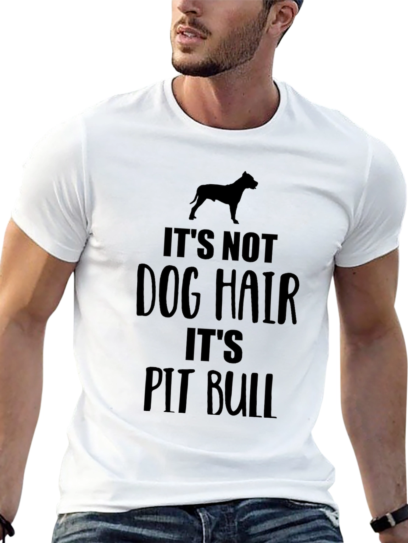 It’s Not Dog Hair It’s Pit Bull T-Shirt – Funny Dog Lover Tee