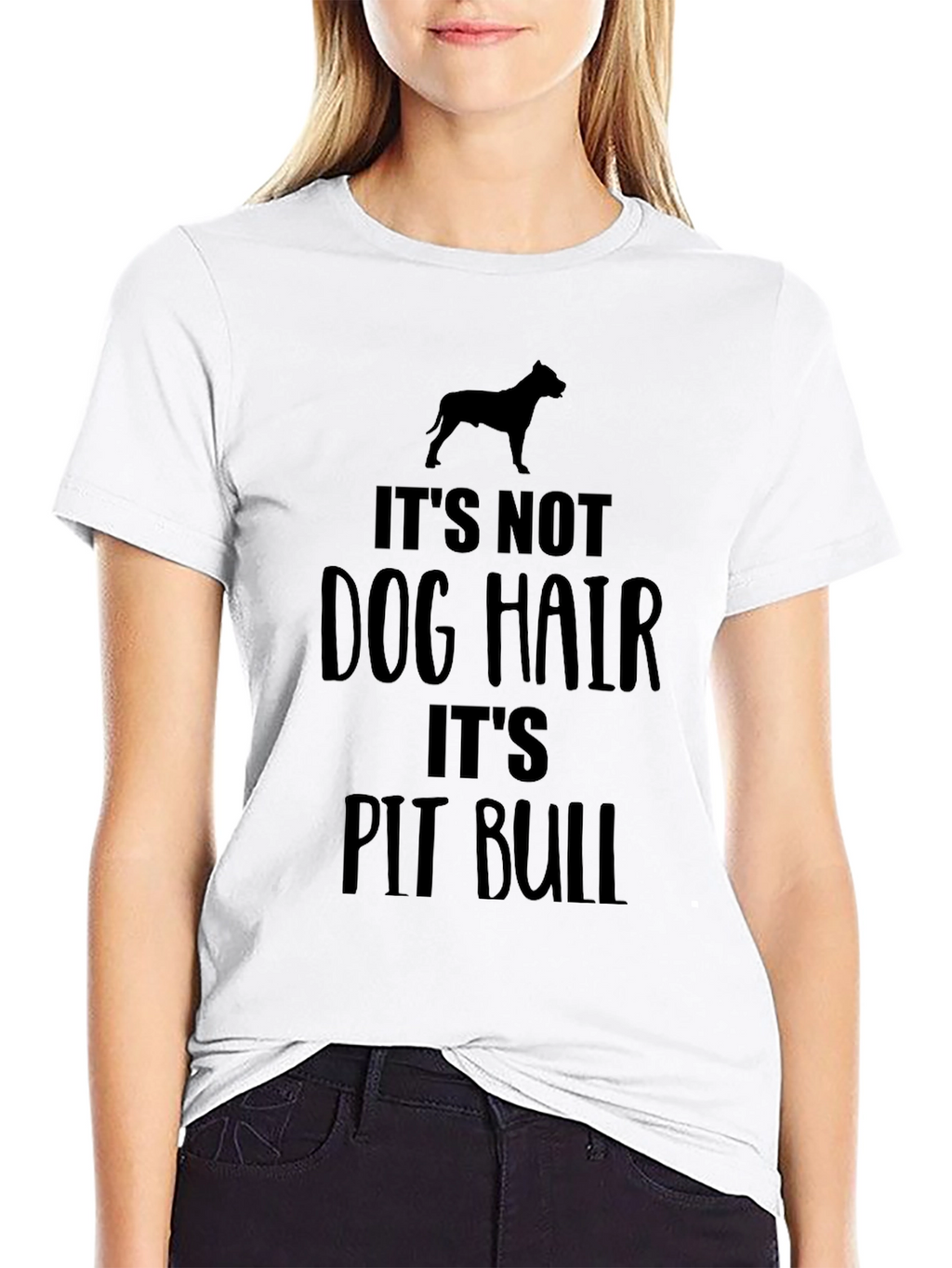 It’s Not Dog Hair It’s Pit Bull T-Shirt – Funny Dog Lover Tee