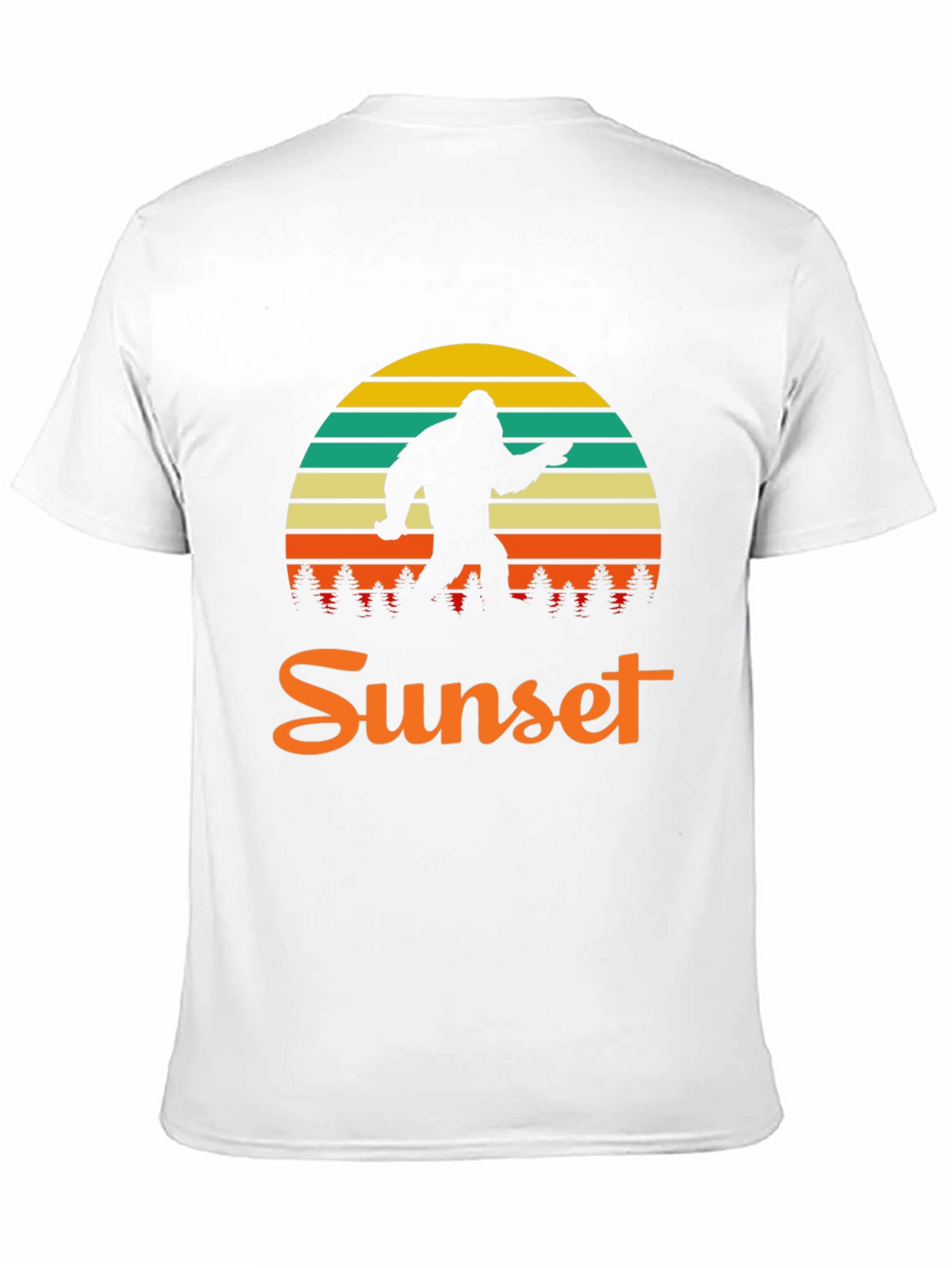 Bigfoot Sunset Graphic T-Shirt