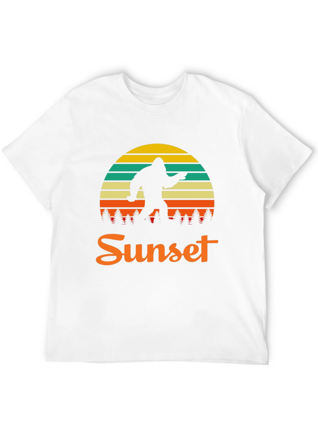 Bigfoot Sunset Graphic T-Shirt