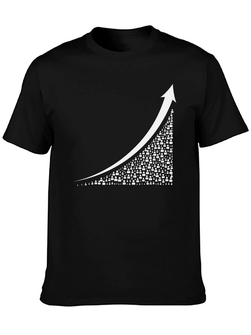 Upward Trend Graphic Tee - Black