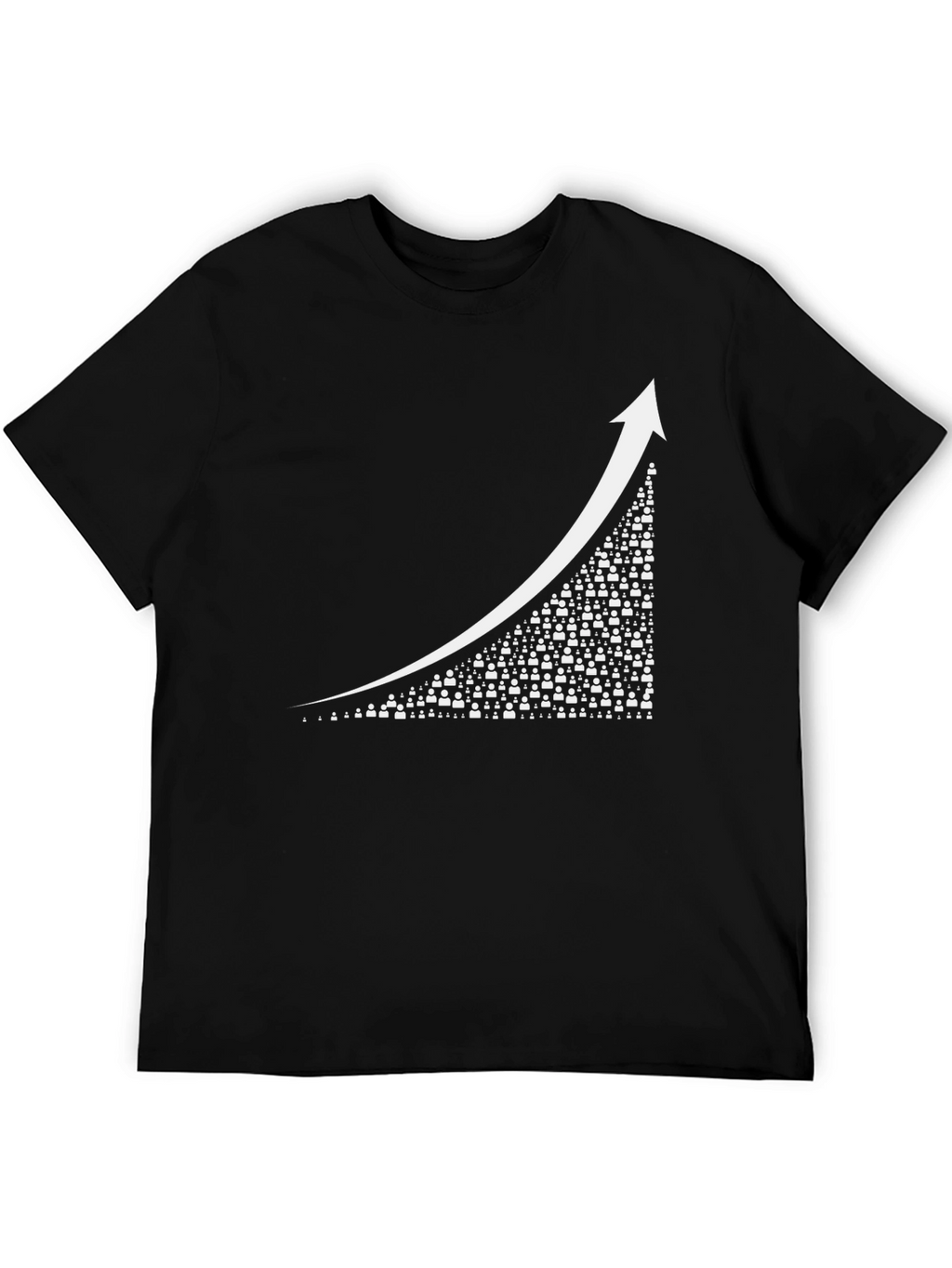 Upward Trend Graphic Tee - Black