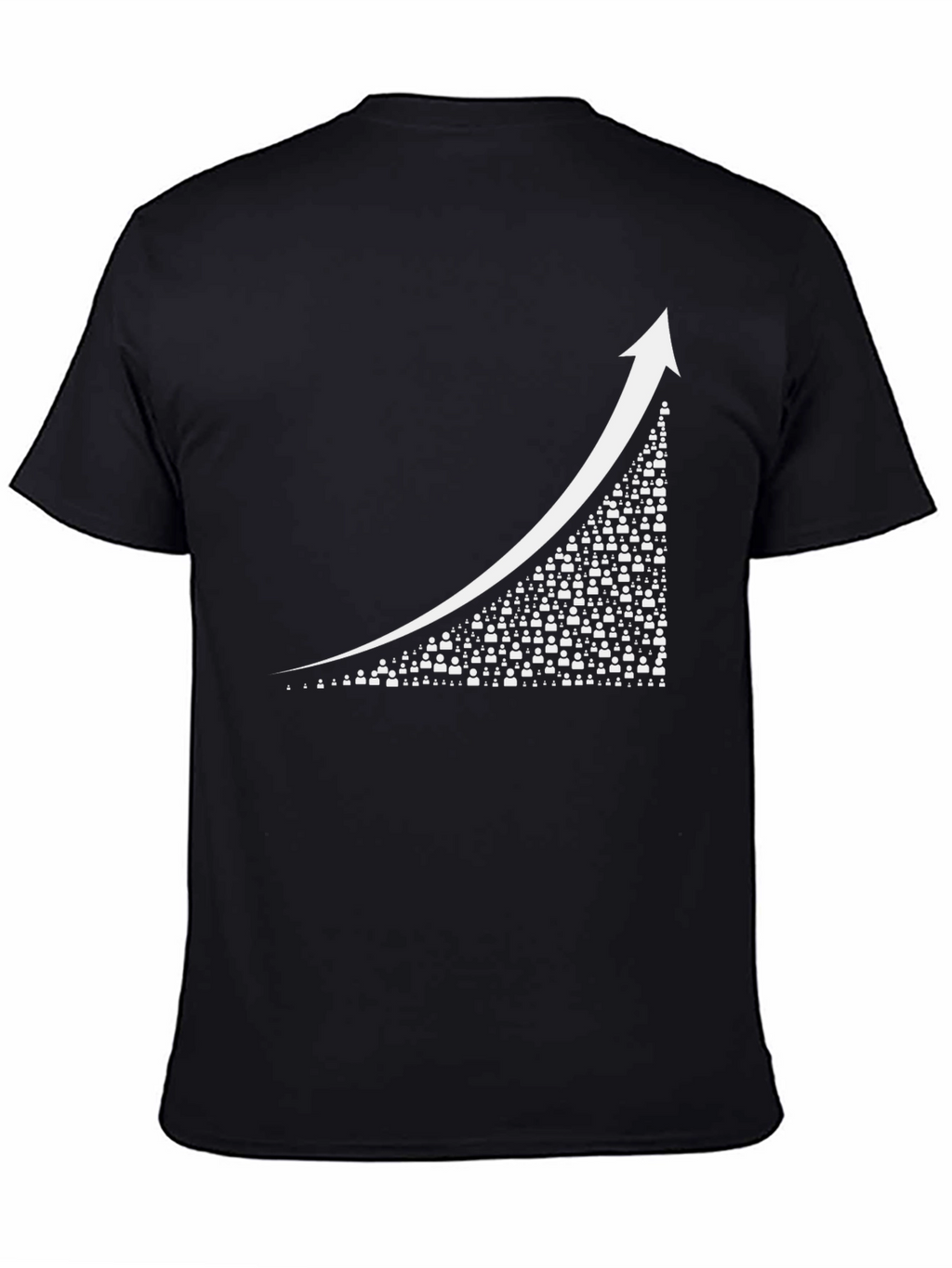 Upward Trend Graphic Tee - Black