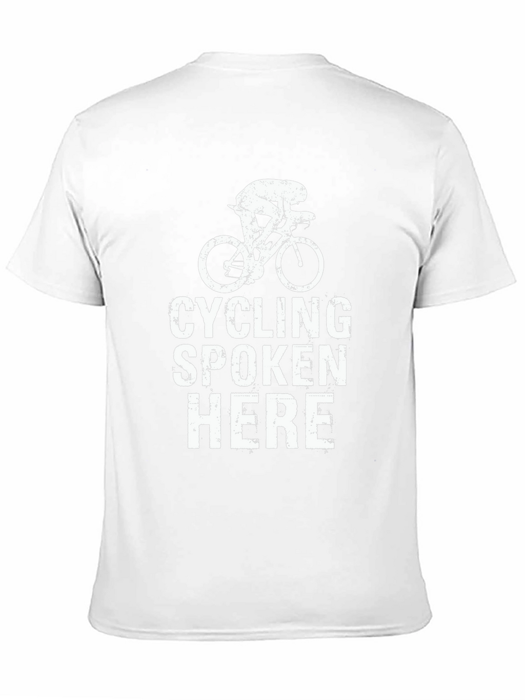 Cycling Spoken Here Black T-Shirt