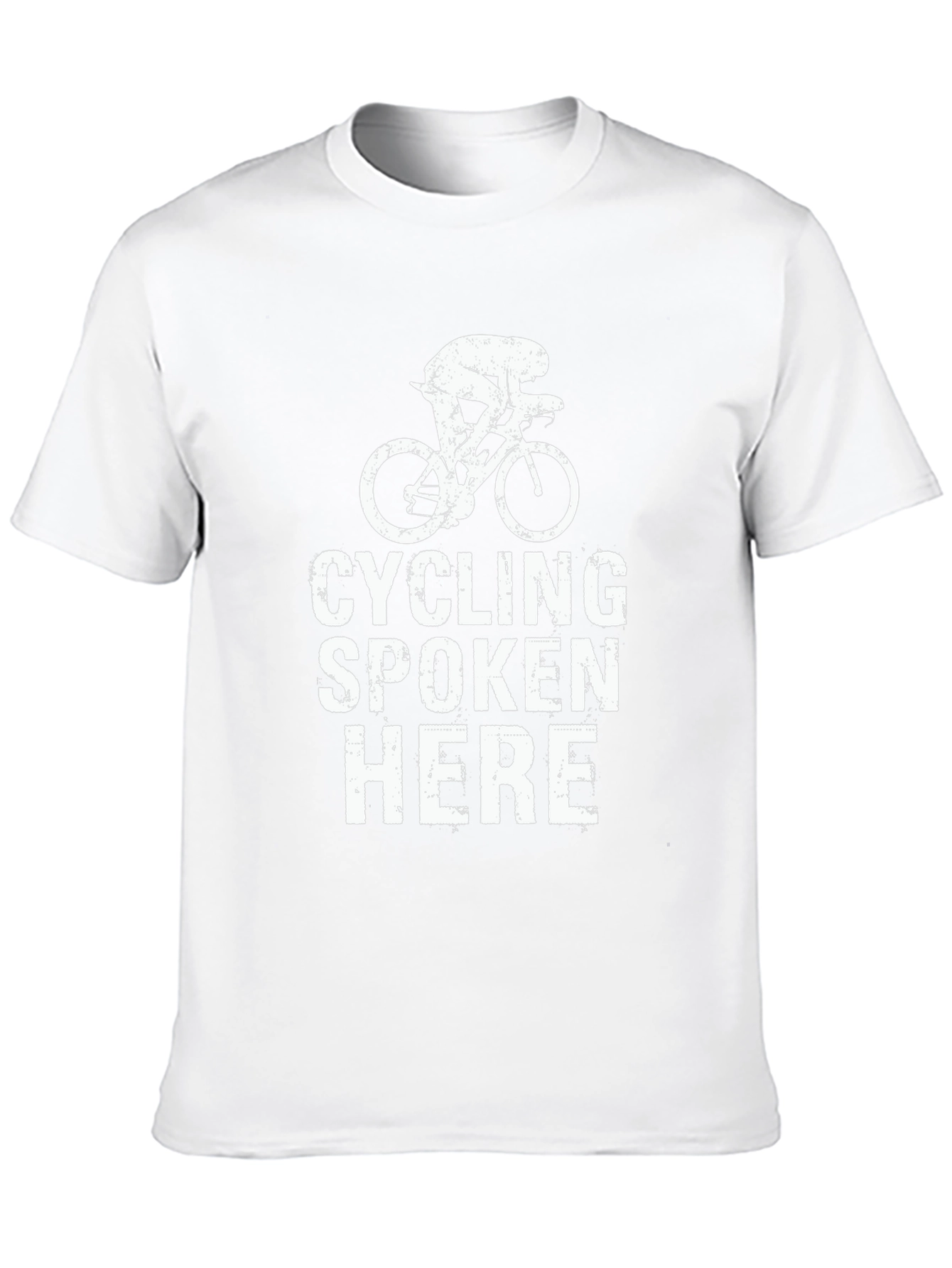 Cycling Spoken Here Black T-Shirt